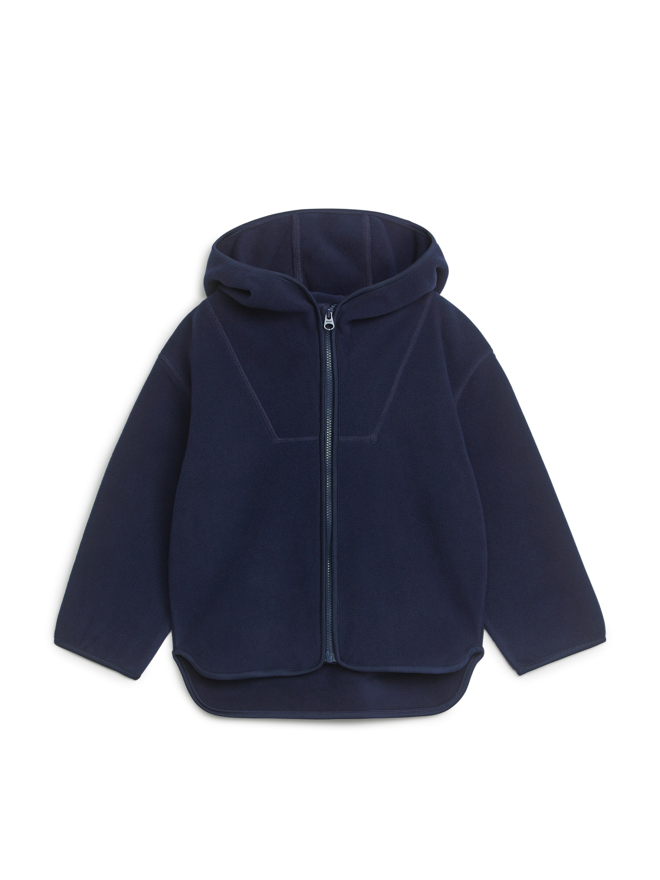 Huvtröja i fleece - Mörkblå - Loose fit - Children - StillMedia/DescriptiveStillLife - 1