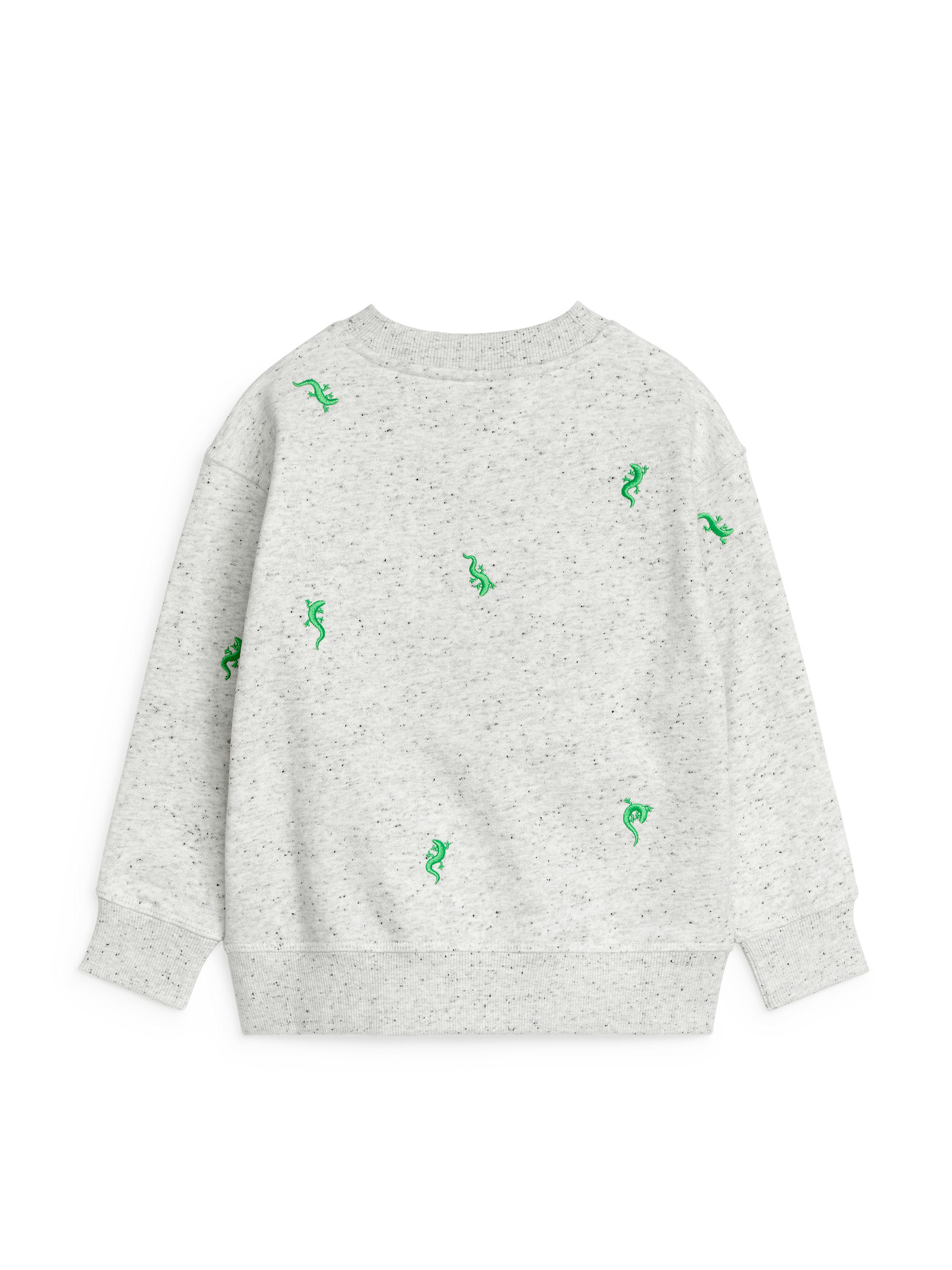 Sweatshirt mit Stickerei - Grau/Genoppt - Relaxed Fit - Kinder - StillMedia/DescriptiveStillLife - 2