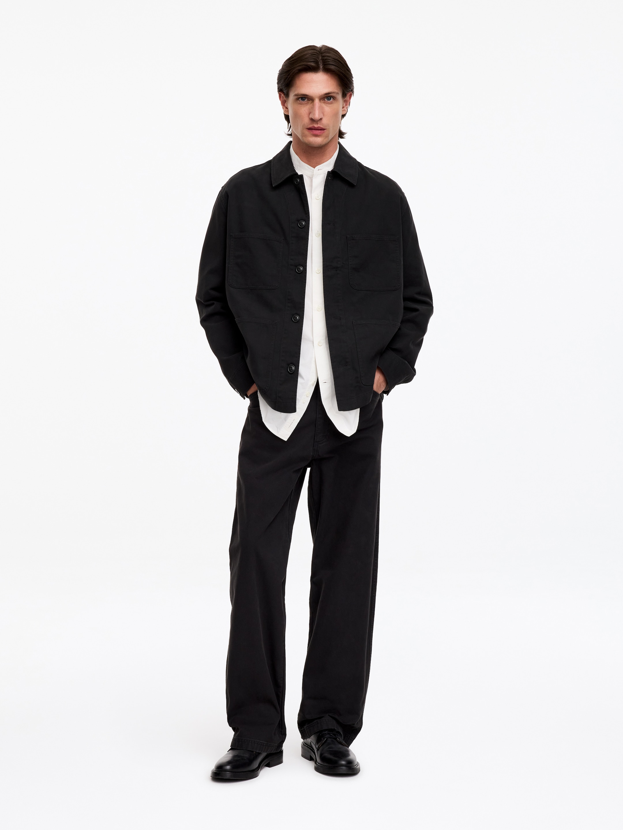 Overshirt utility-Black-20361