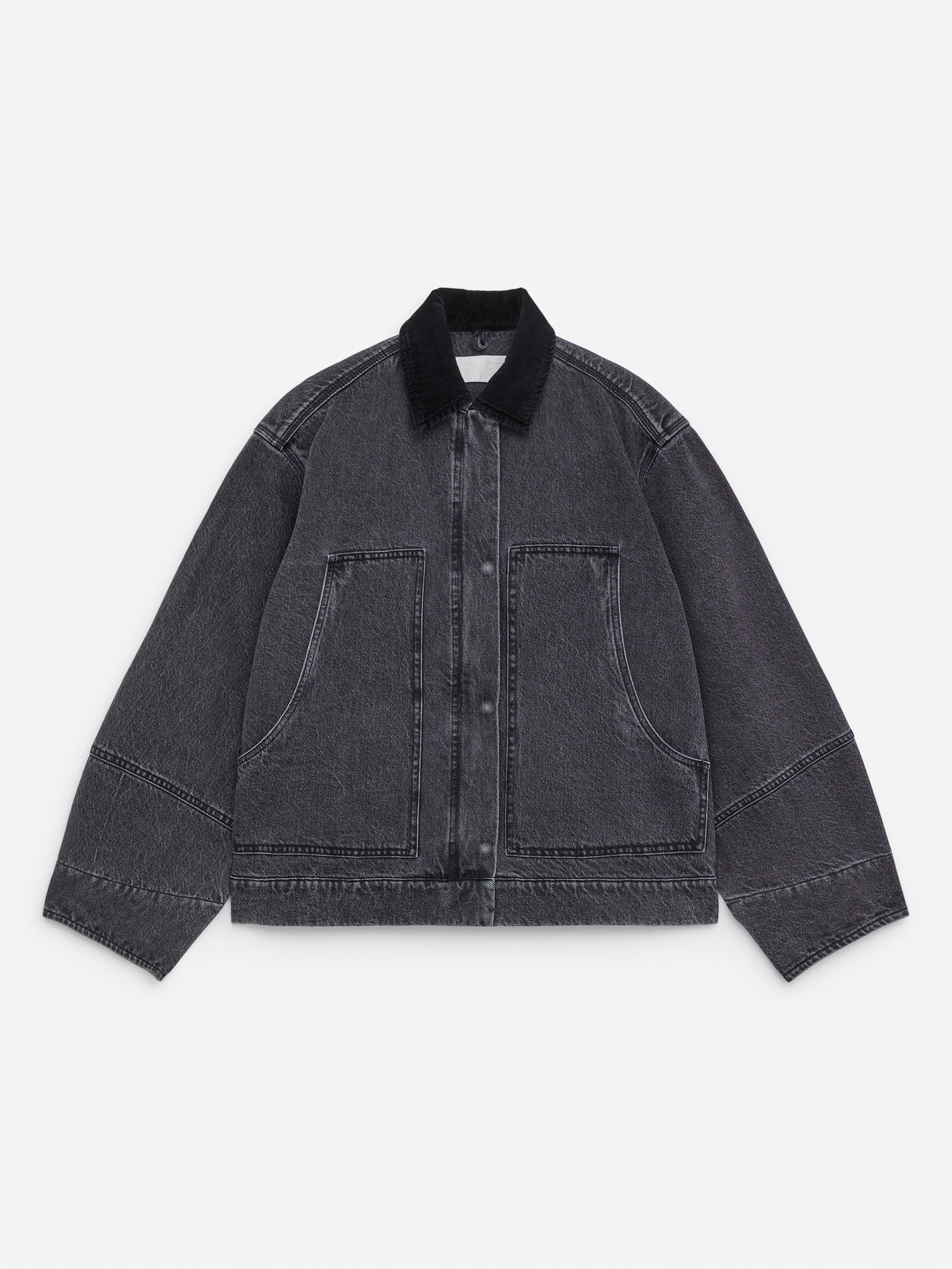 Chaqueta de lona de algodón - Gris lavado