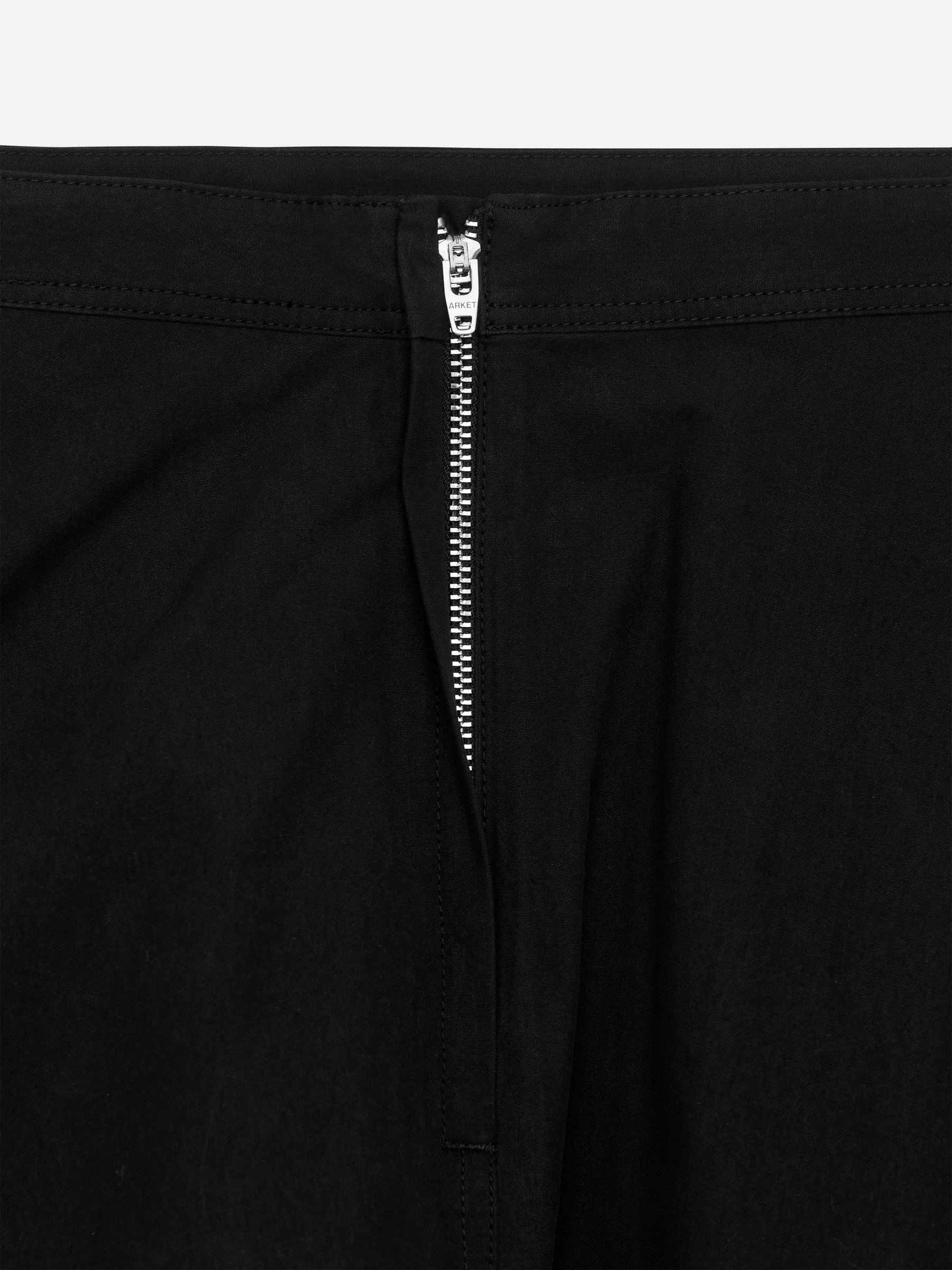 Jupe cercle en coton - Noir - Regular fit - Femme - StillMedia/DescriptiveDetail - 2