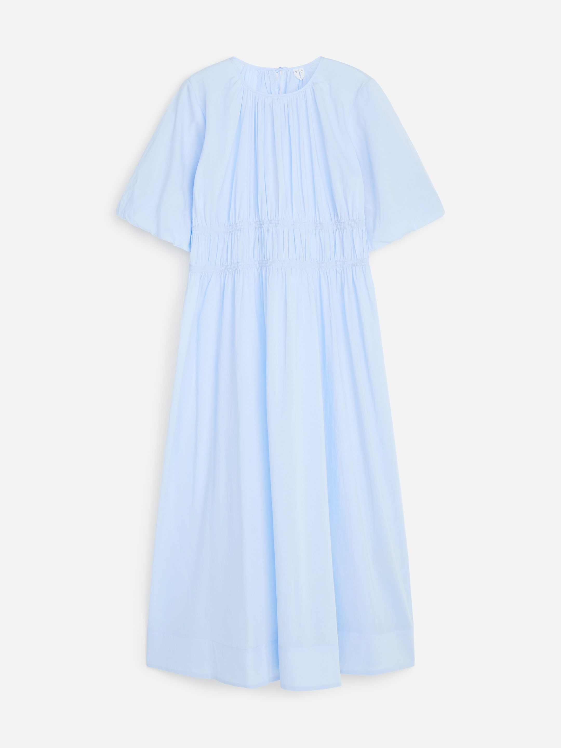 Lyocell-Cotton Maxi Dress - Light Blue - Regular fit - Women - StillMedia/DescriptiveStillLife - 1