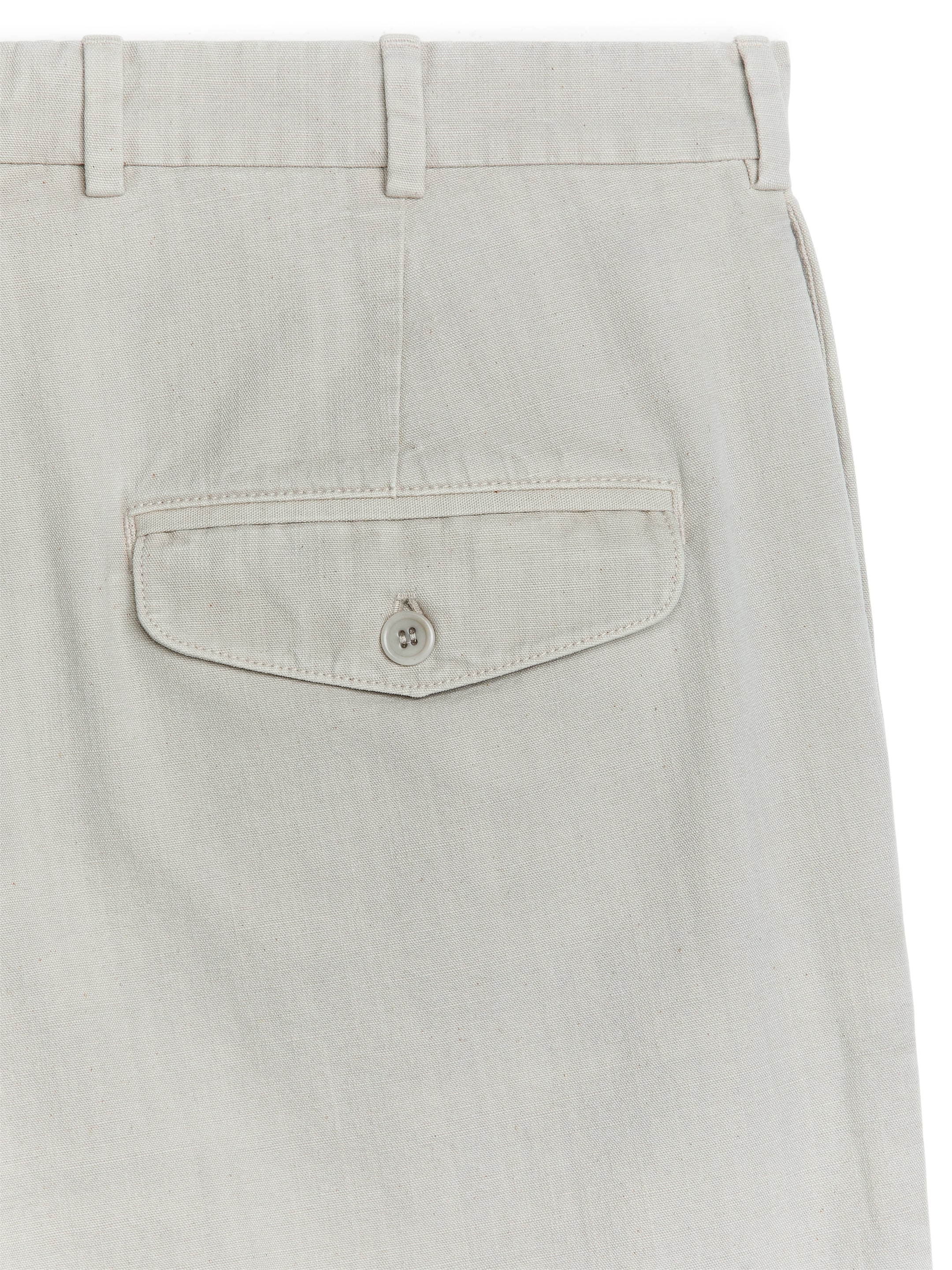Pantalones de algodón de cintura alta - Topo claro - Corte estándar - Men - StillMedia/DescriptiveDetail - 1