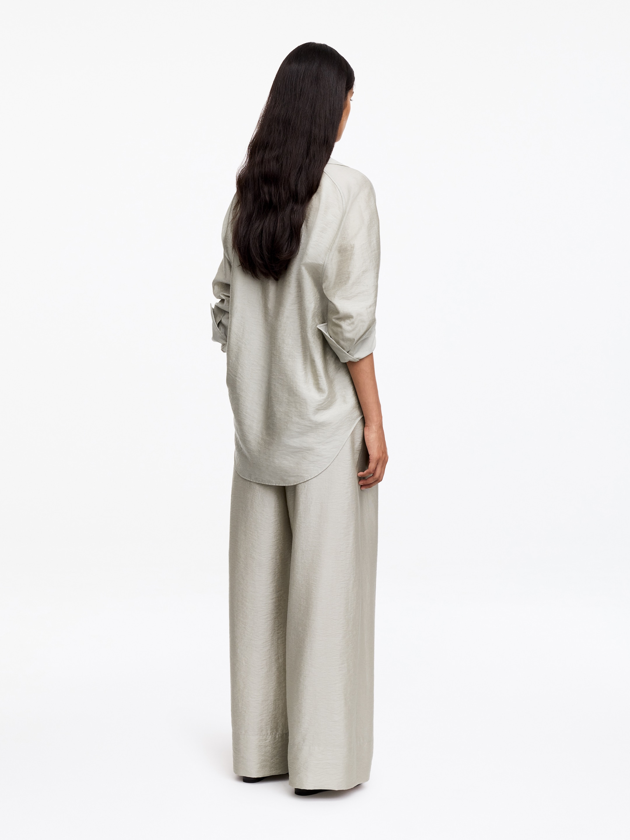 Relaxed Trousers - Light Mole - Relaxed fit - Women - StillMedia/Lookbook - 2