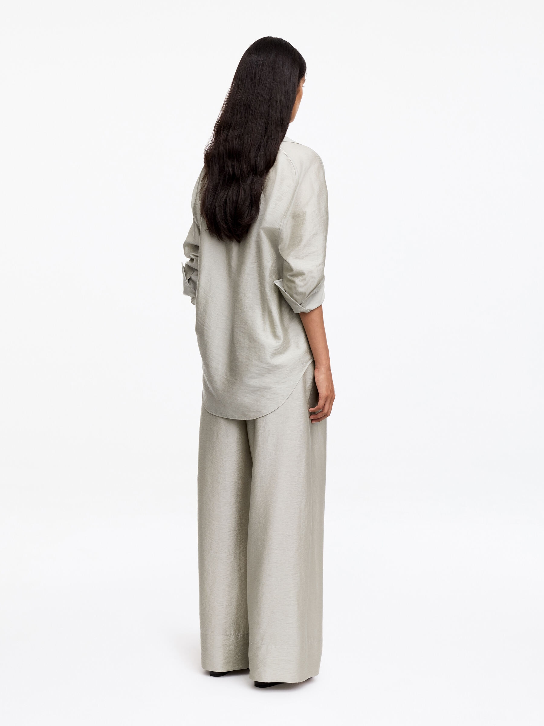 Relaxed Trousers - Light Mole - Relaxed fit - Women - StillMedia/Lookbook - 2