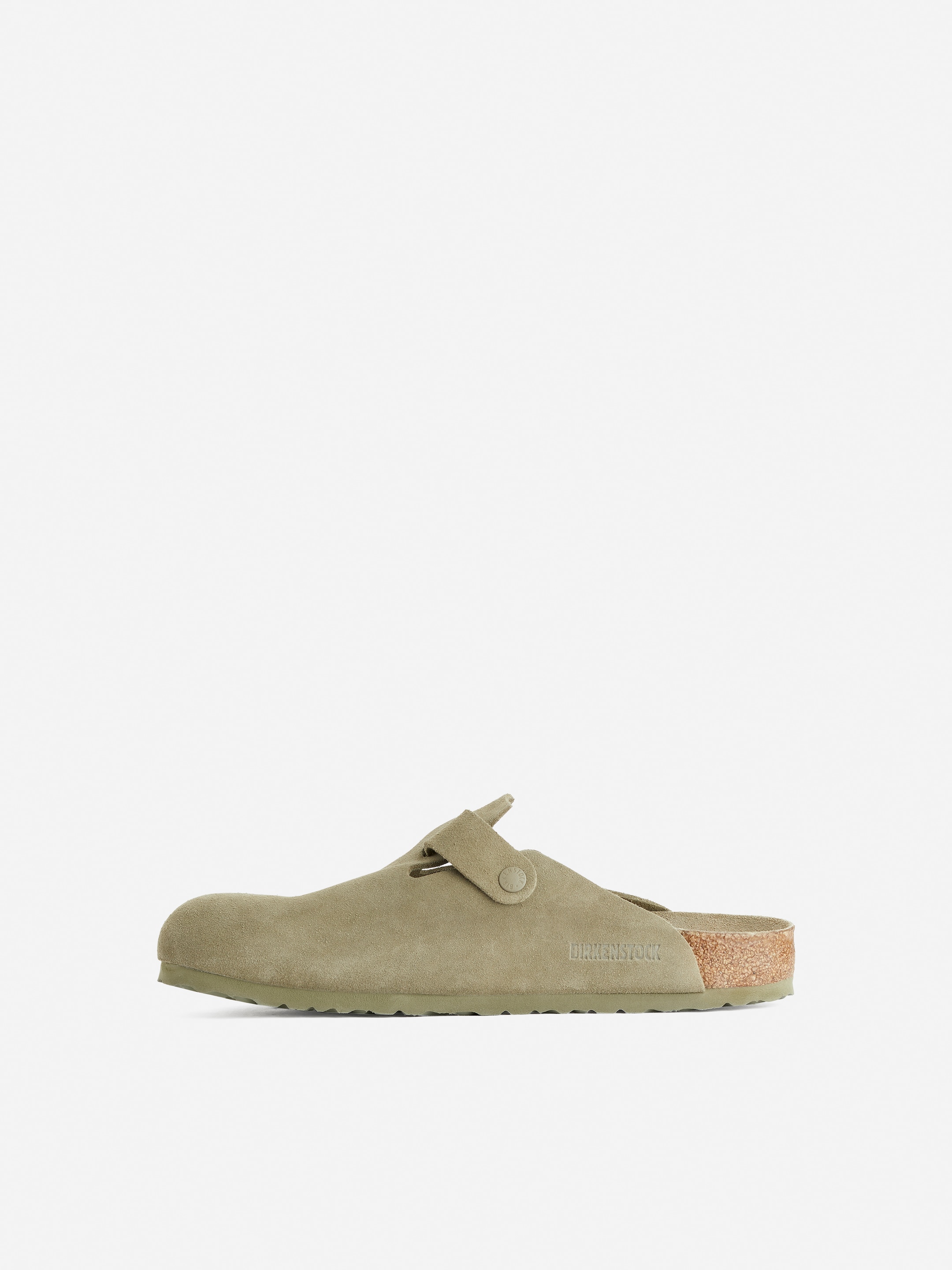 Veloursledersandale Boston von Birkenstock - Beige - Herren - StillMedia/DescriptiveStillLife - 2