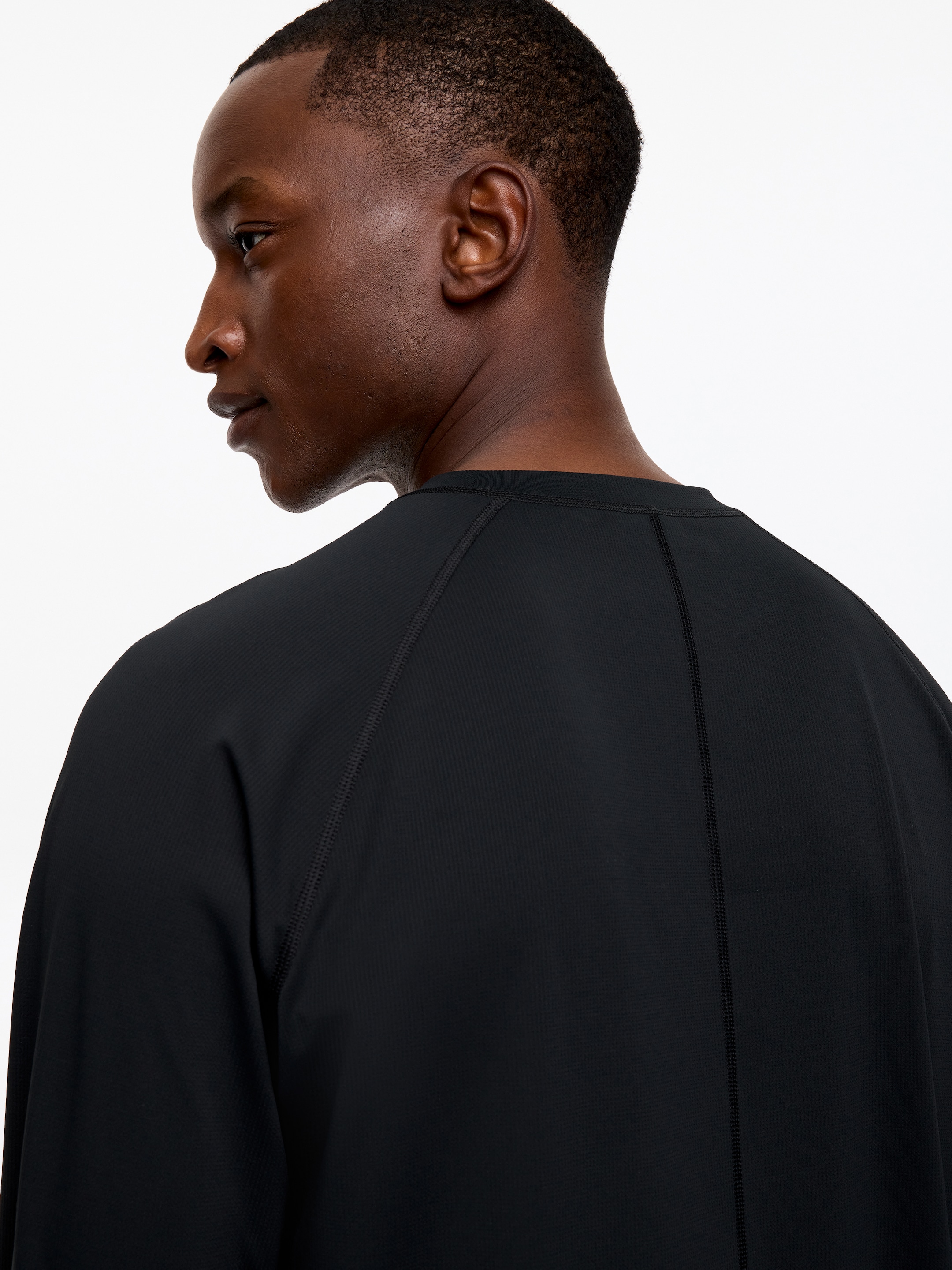 ARKET ACTIVE Langarmoberteil - Schwarz - Regular Fit - men - StillMedia/Lookbook - 5