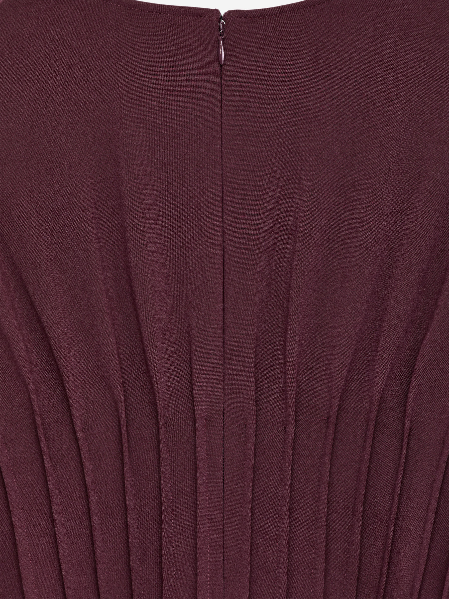 Pleated Dress - Dark Red - Regular fit - Women - StillMedia/DescriptiveDetail - 2