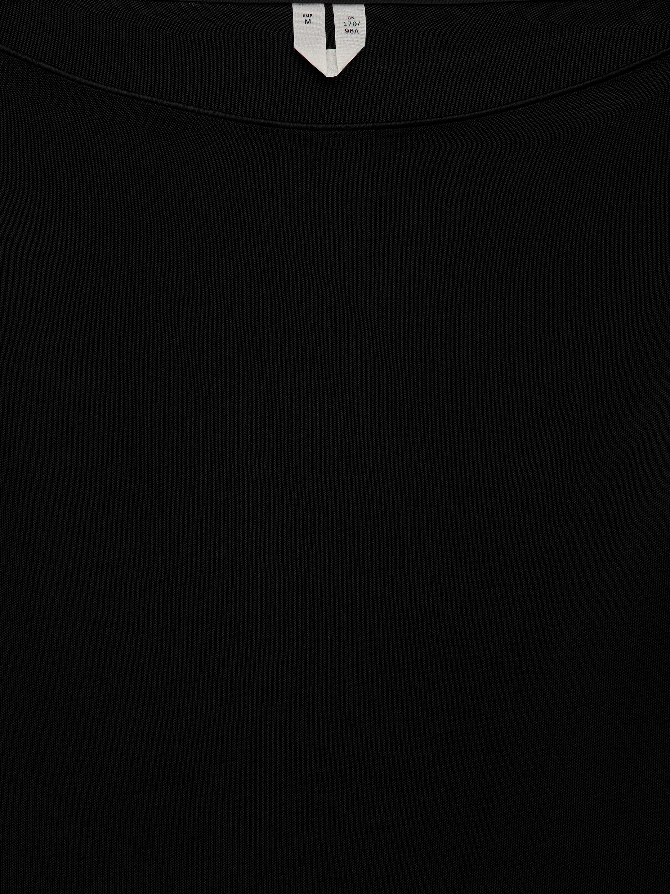 Maglia in raso con scollo a barchetta - Nero - Regular fit - Women - StillMedia/DescriptiveDetail - 2