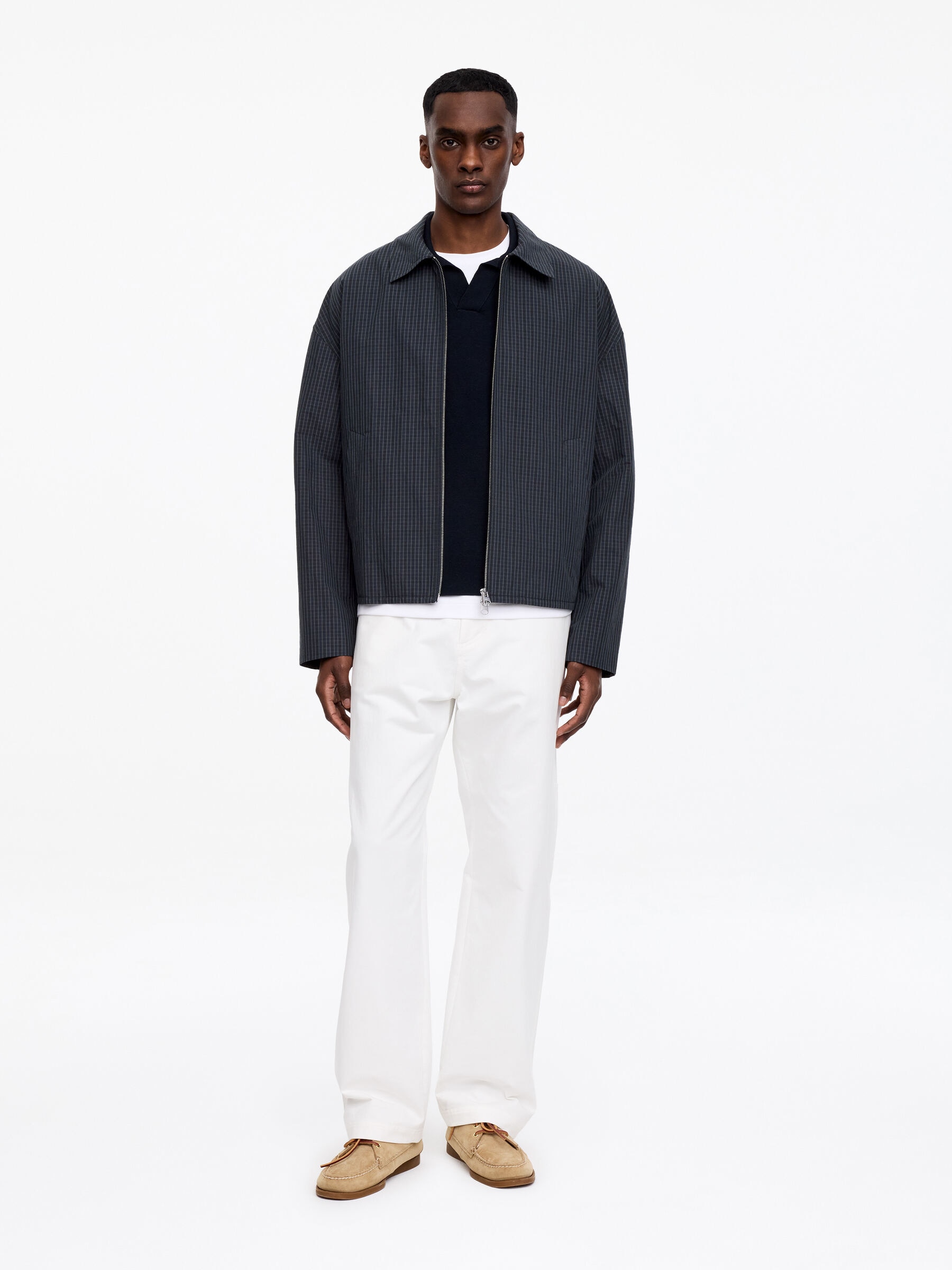 Reißverschlussjacke aus Baumwollmischung-#272930-18626