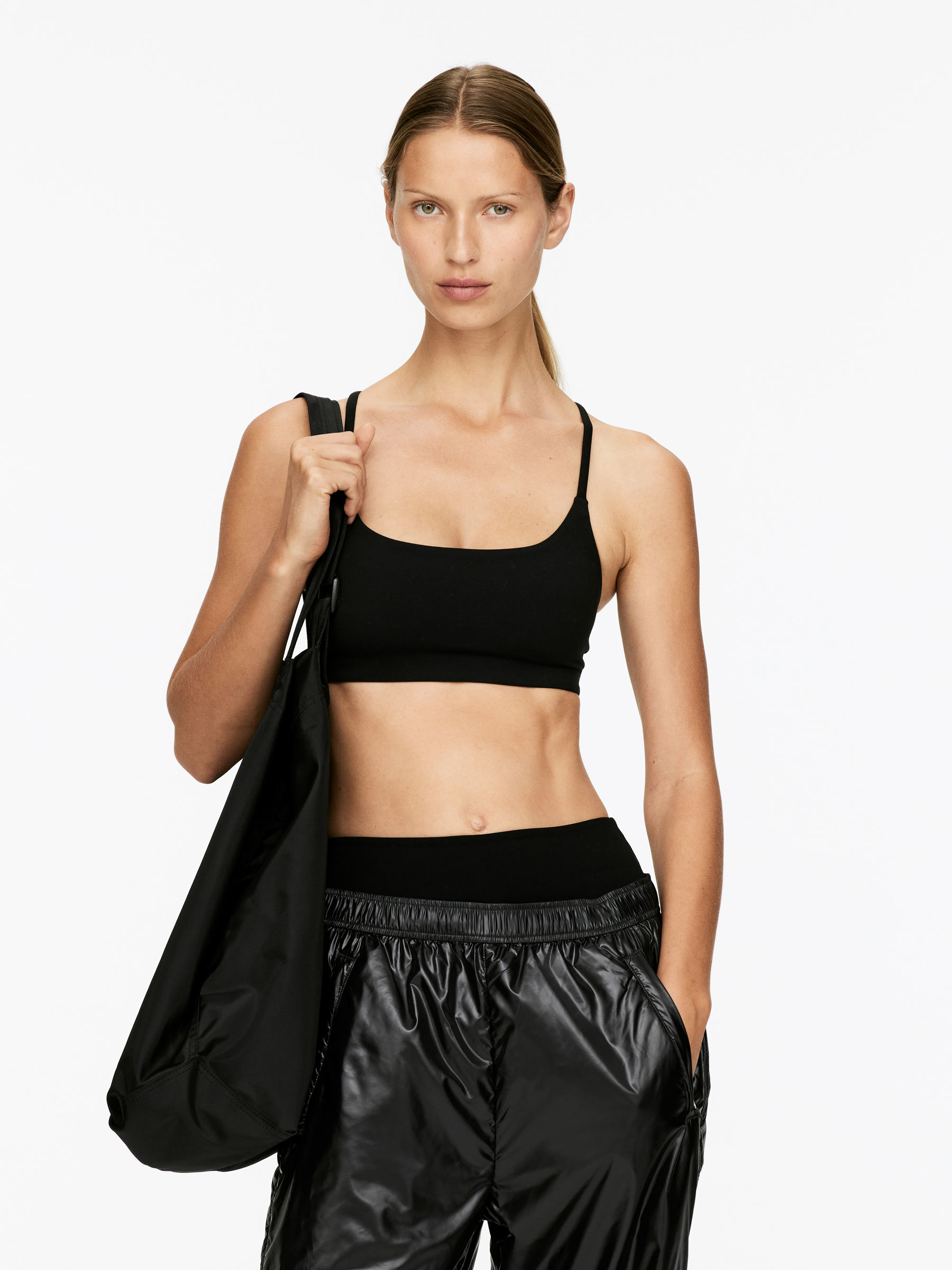 Soft Stretch Bra - Black - Slim fit - Women - StillMedia/Lookbook - 4