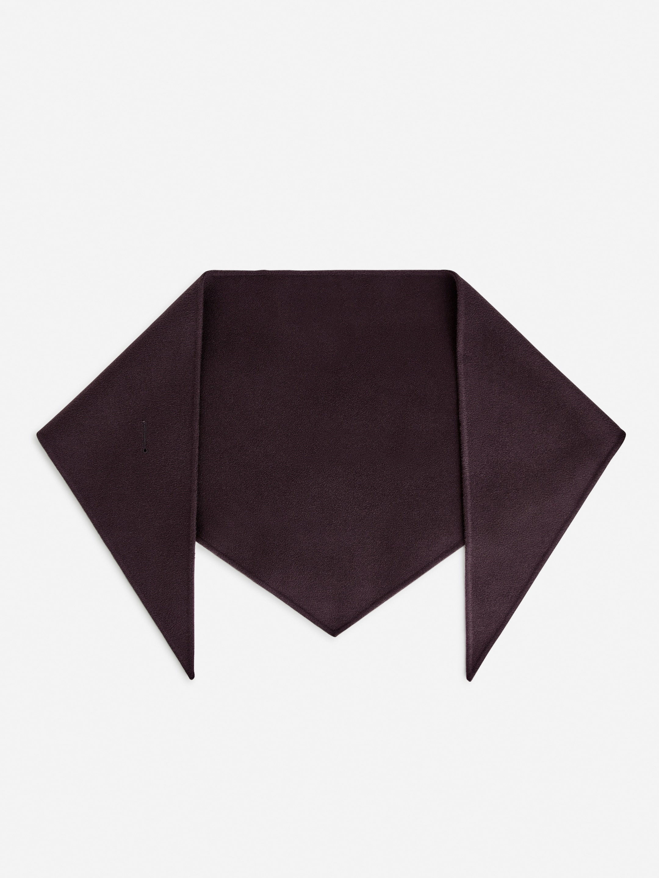 Visualizza immagine più grande: Sciarpa in lana a triangolo - Bordeaux - DONNA | H&M IT 4