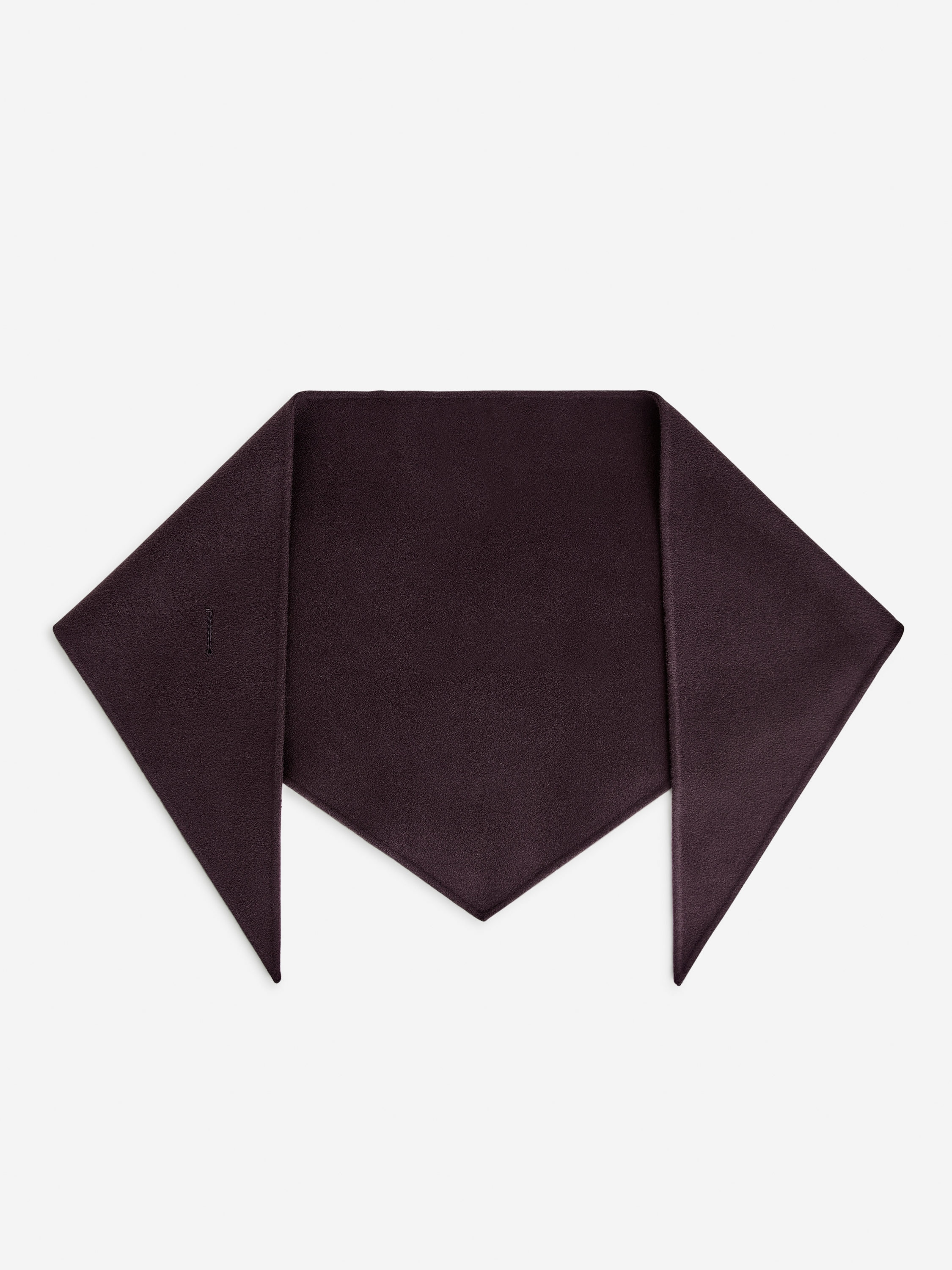 Triangle Wool Scarf - Burgundy - Women - StillMedia/DescriptiveStillLife - 2