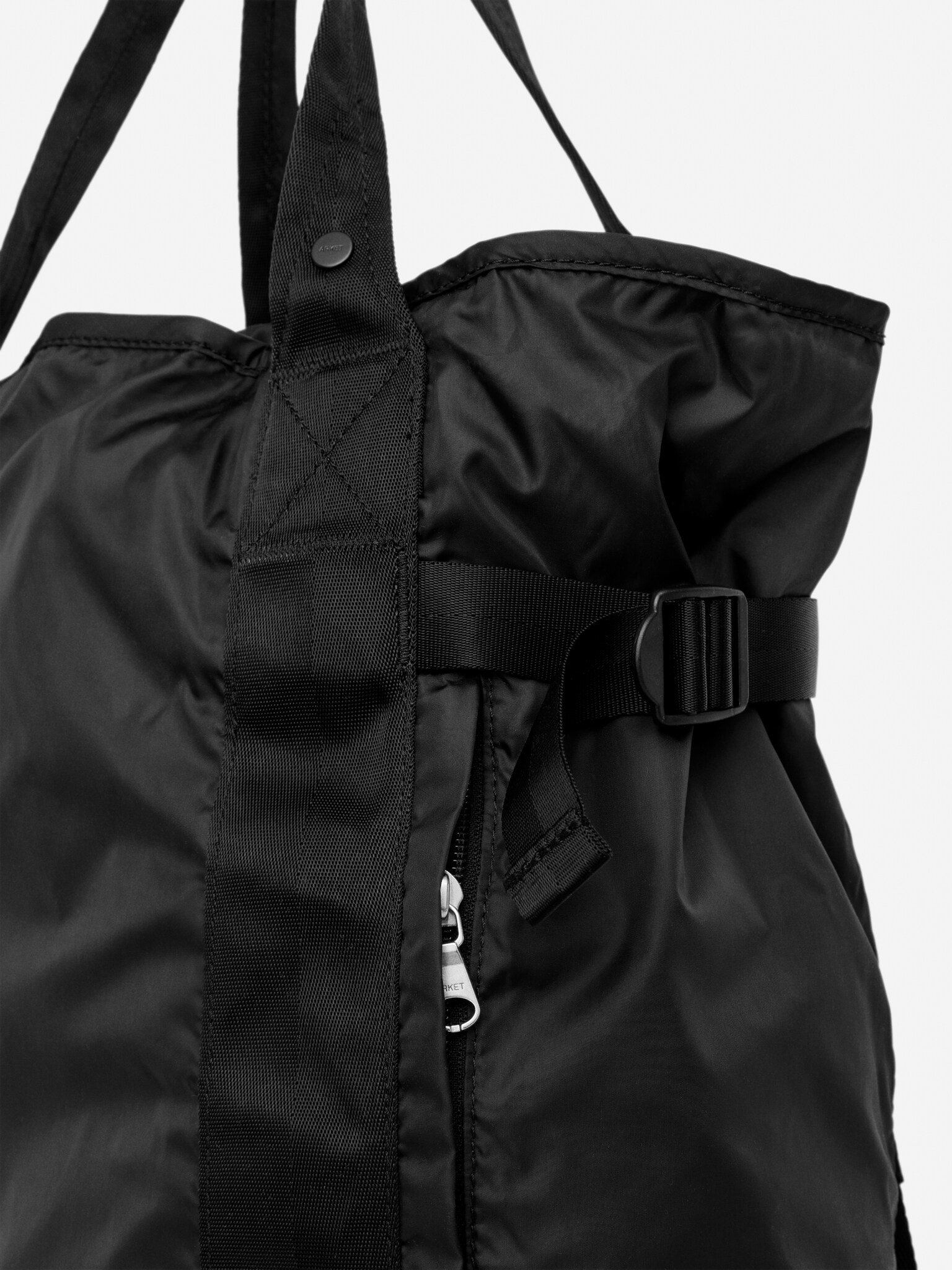 Hopfällbar 2-i-1-ryggsäck - Svart - 4