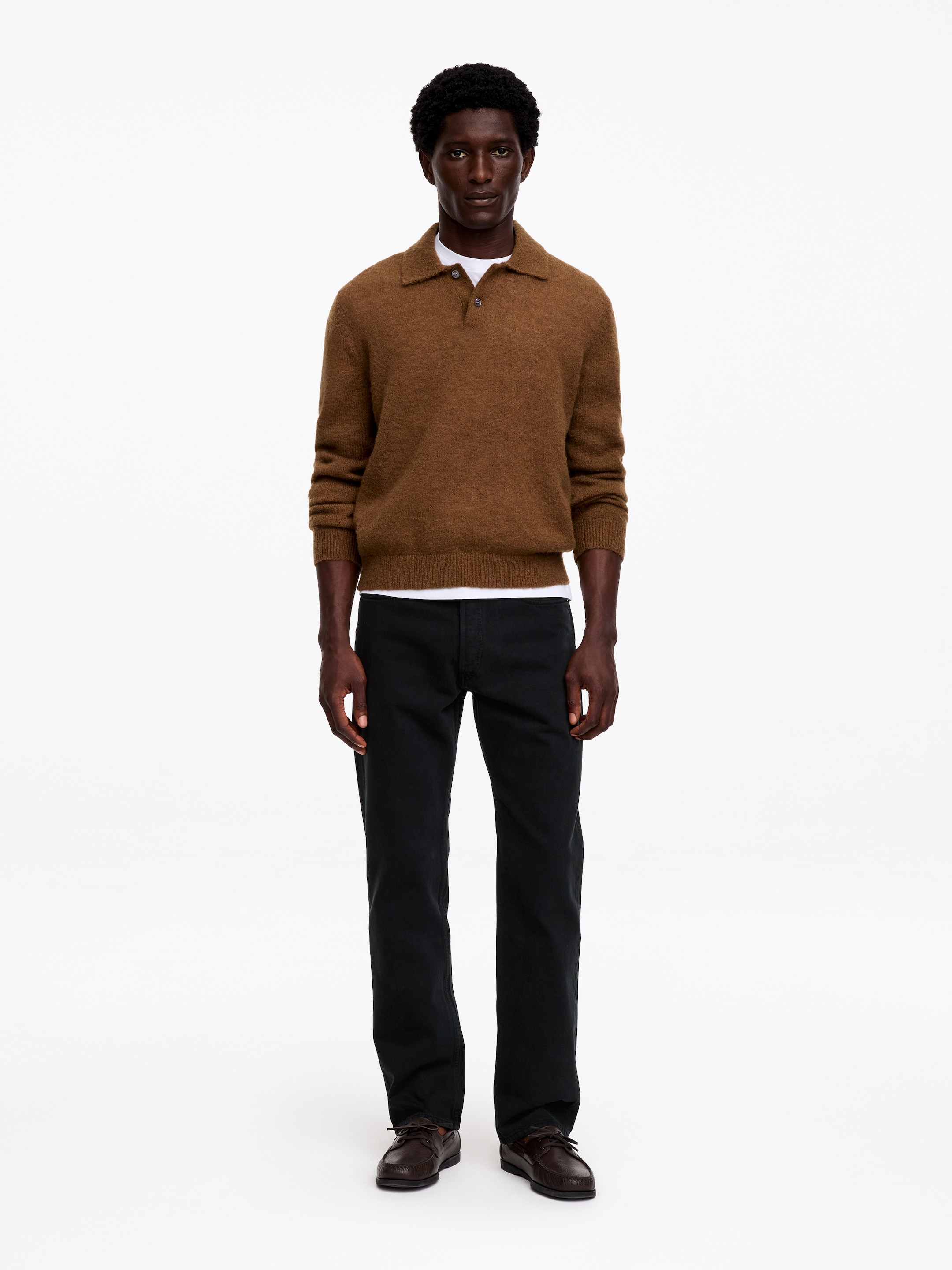 CLIFF Regular Straight Jeans-Black-19783