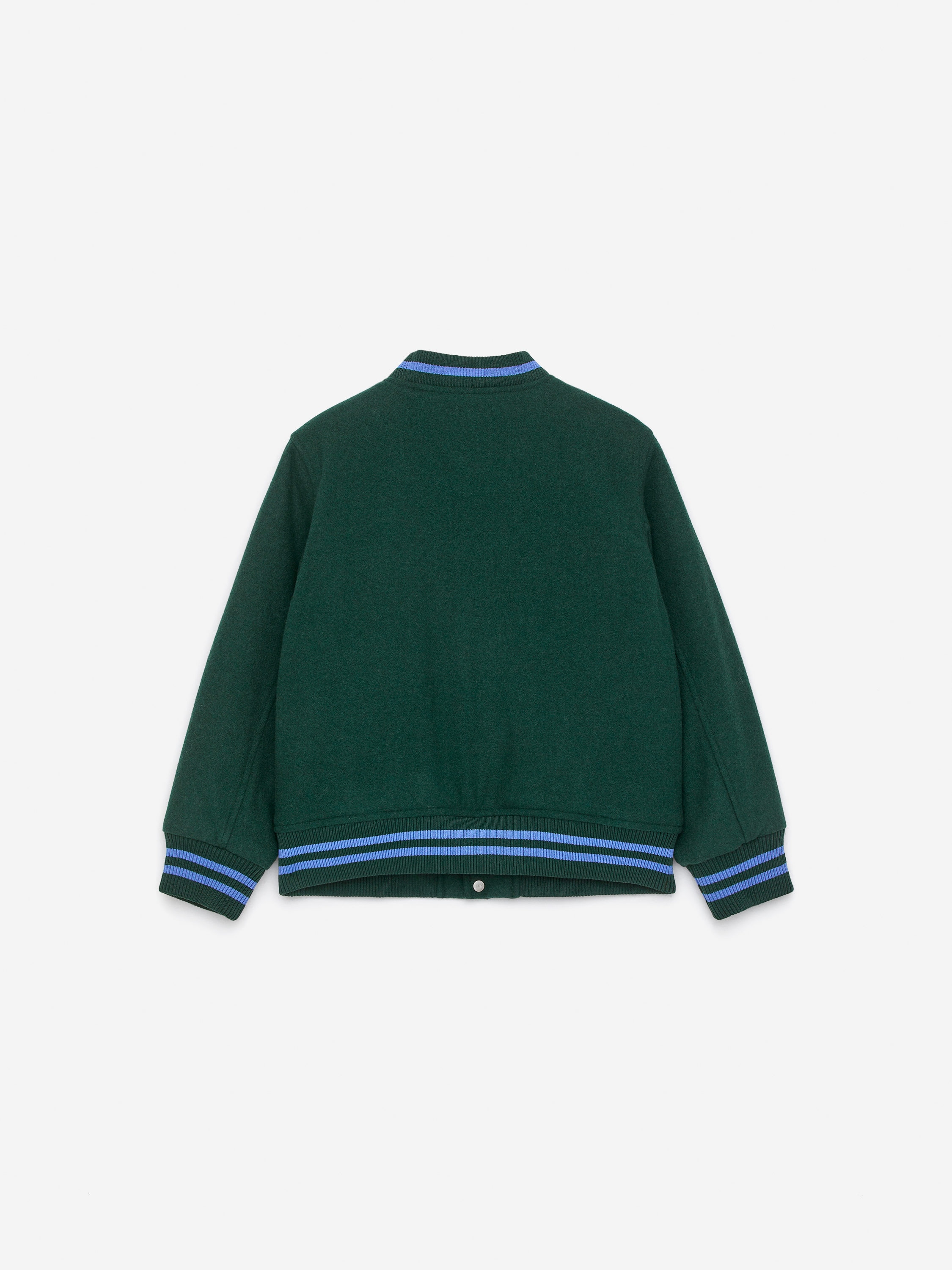 Varsity Jacket - Green - Regular fit - Children - StillMedia/DescriptiveStillLife - 2