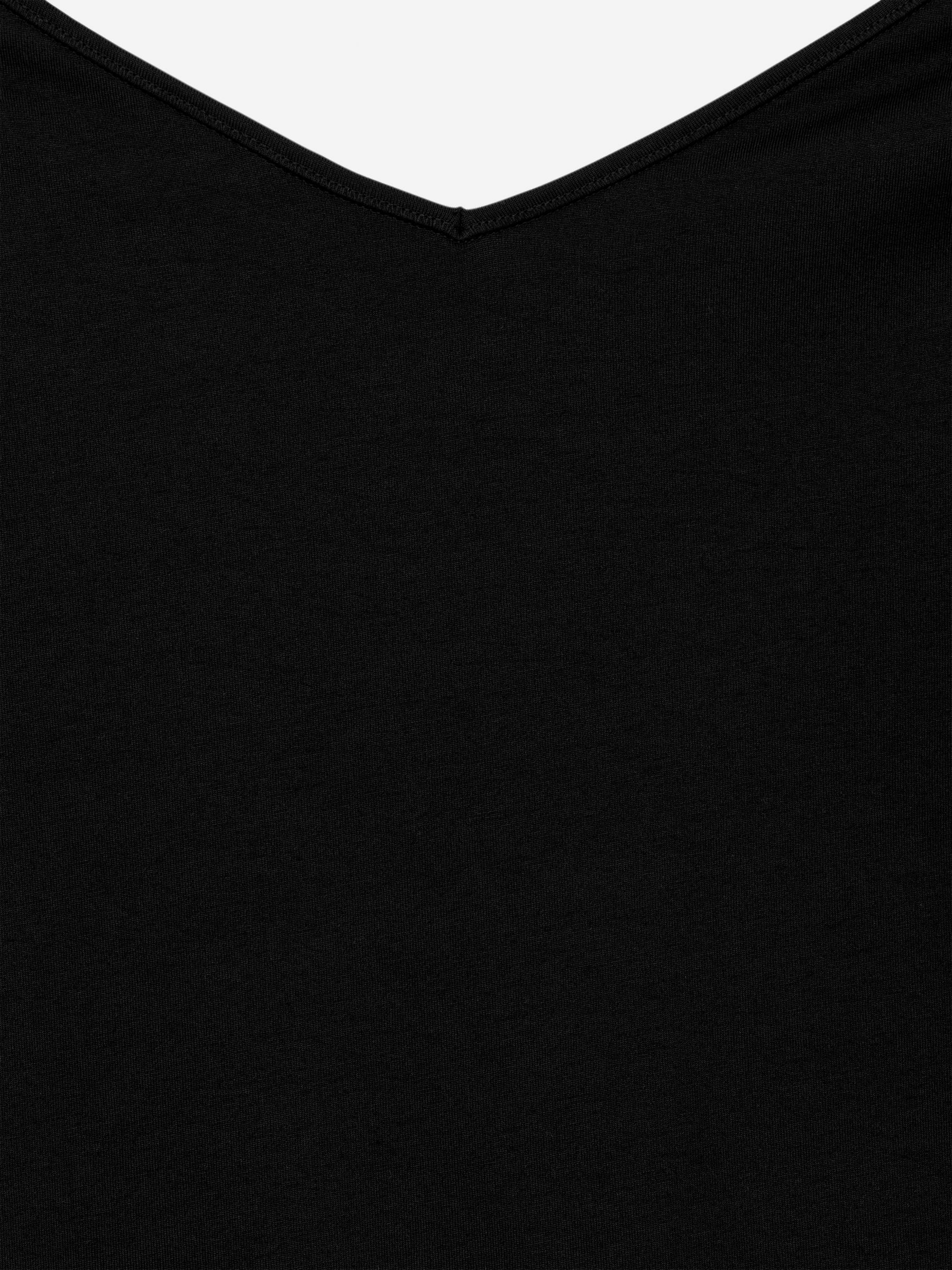 V-Neck Bodysuit - Black - Slim fit - Women - StillMedia/DescriptiveDetail - 2