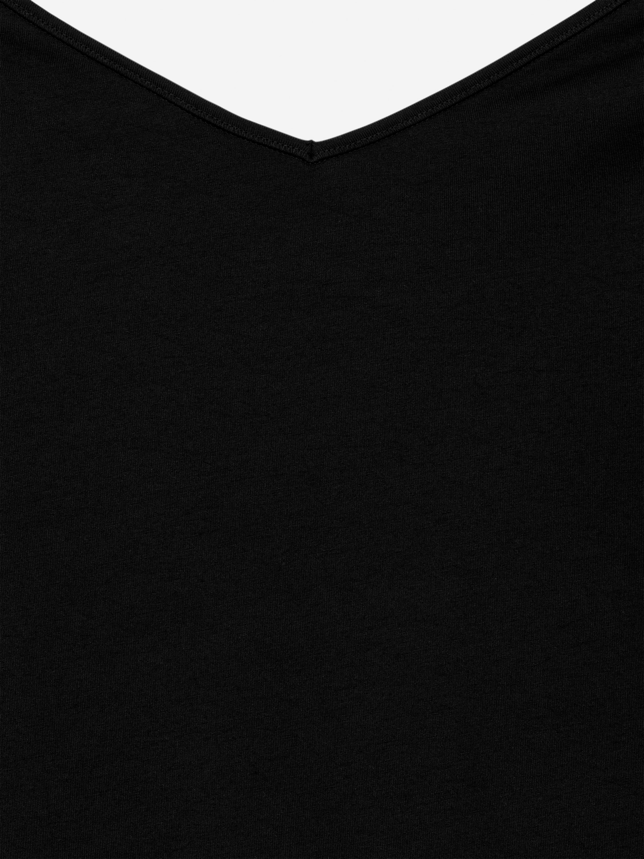 V-Neck Bodysuit - Black - Slim fit - Women - StillMedia/DescriptiveDetail - 2