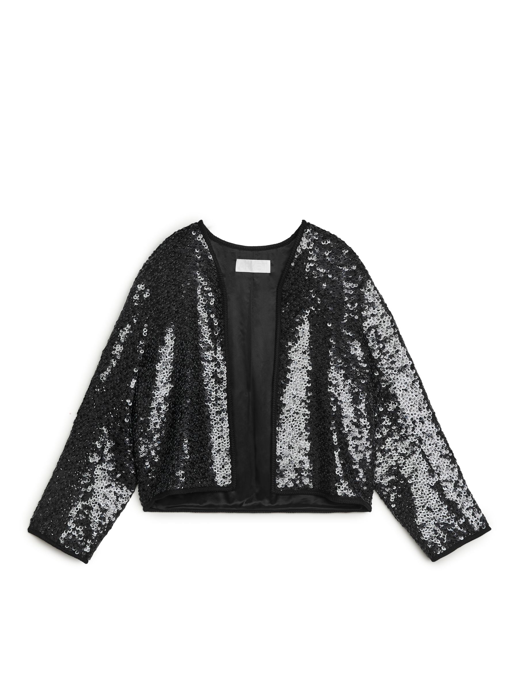 Sequin Jacket - Black - Corte estándar - Women - StillMedia/DescriptiveStillLife - 1
