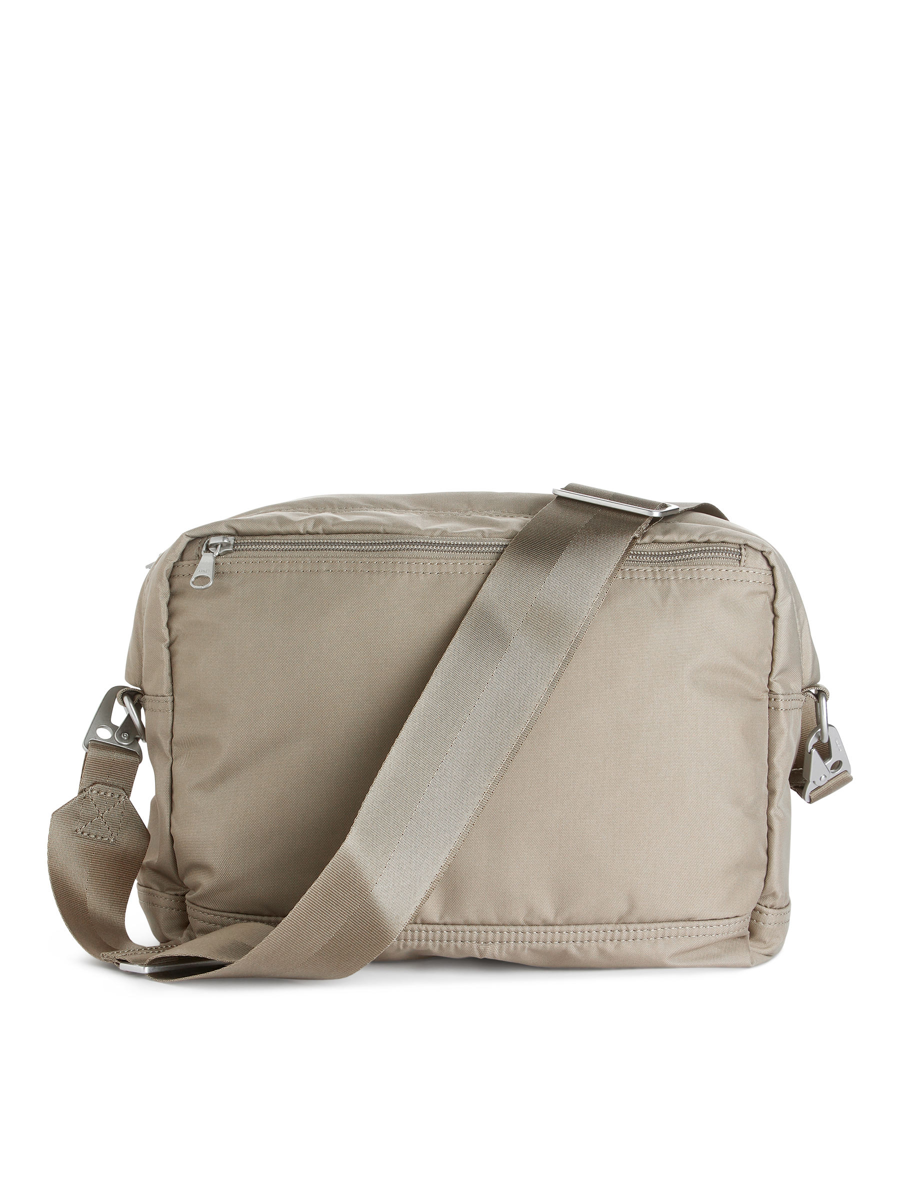 Schultertasche aus Nylon im A4-Format - Taupe - Reise - StillMedia/DescriptiveStillLife - 7