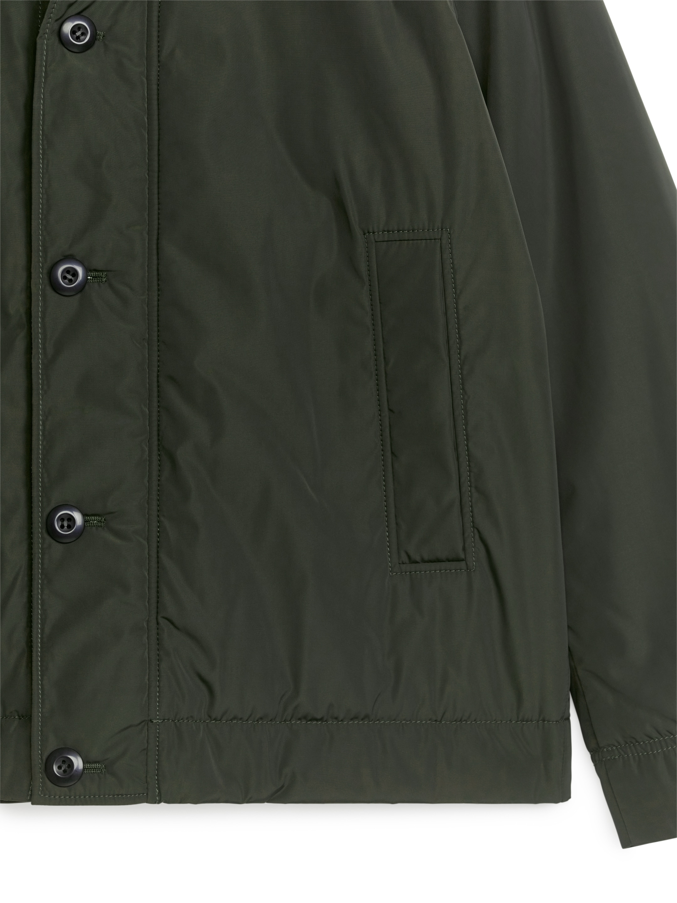Vadderad jacka - Mörkgrön - Regular fit - Men - StillMedia/DescriptiveDetail - 3
