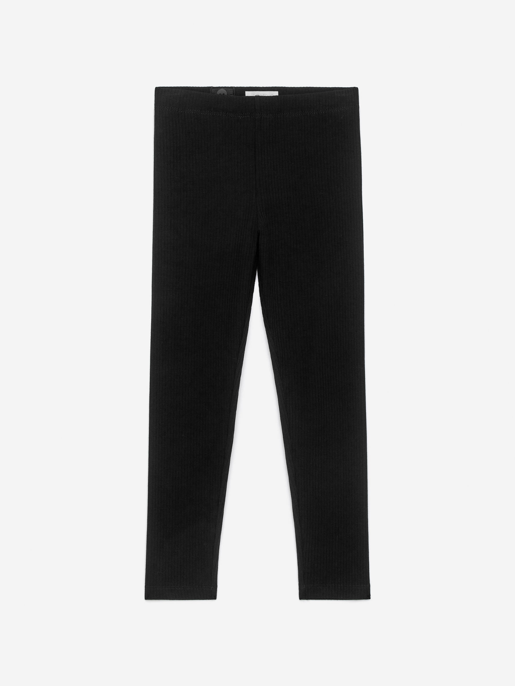Rib Jersey Leggings - Black - Regular fit - Children - StillMedia/DescriptiveStillLife - 6