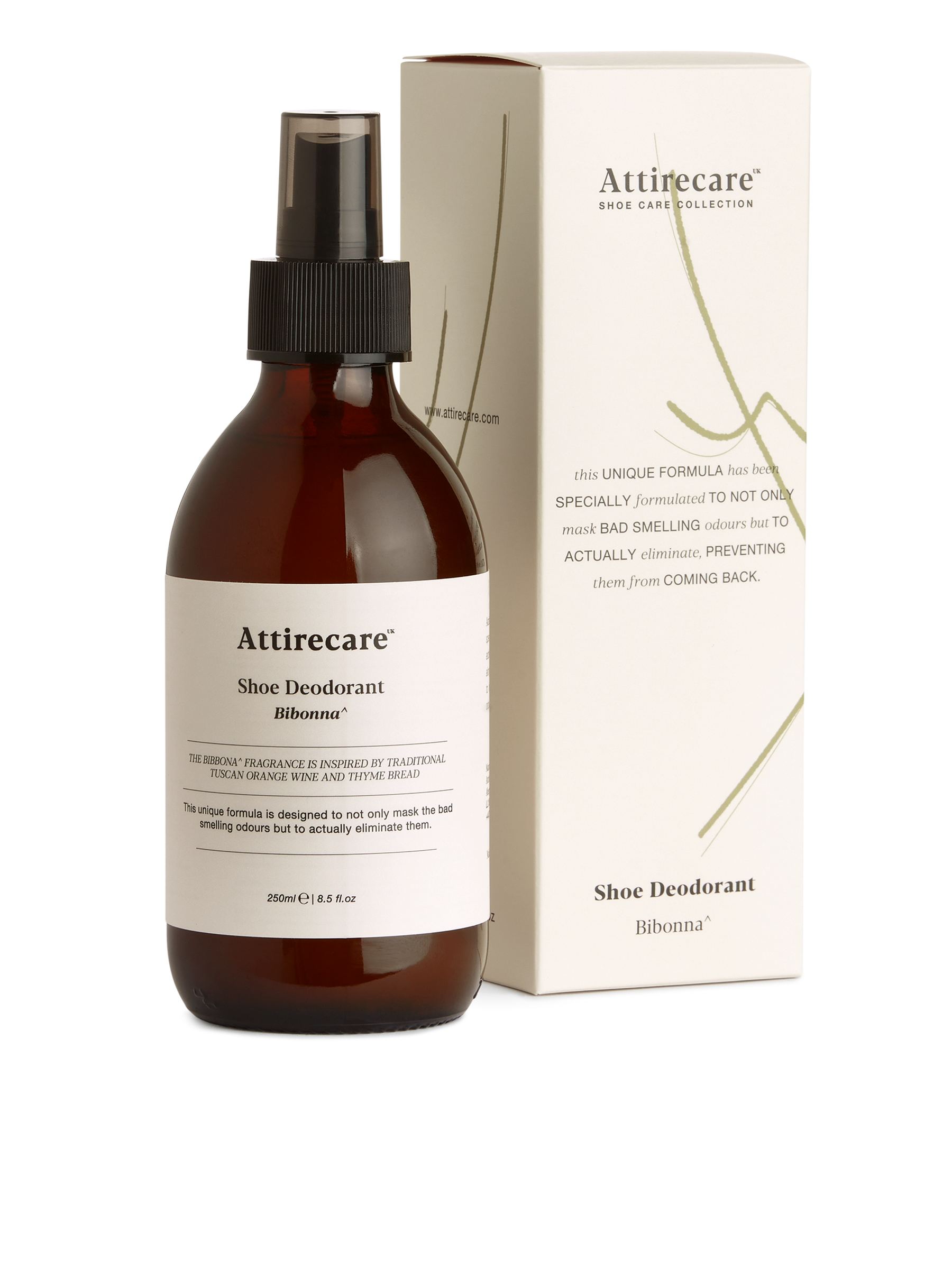 Attirecare Shoe Deodoriser 250 ml - Brown - Homeware - StillMedia/DescriptiveStillLife - 1