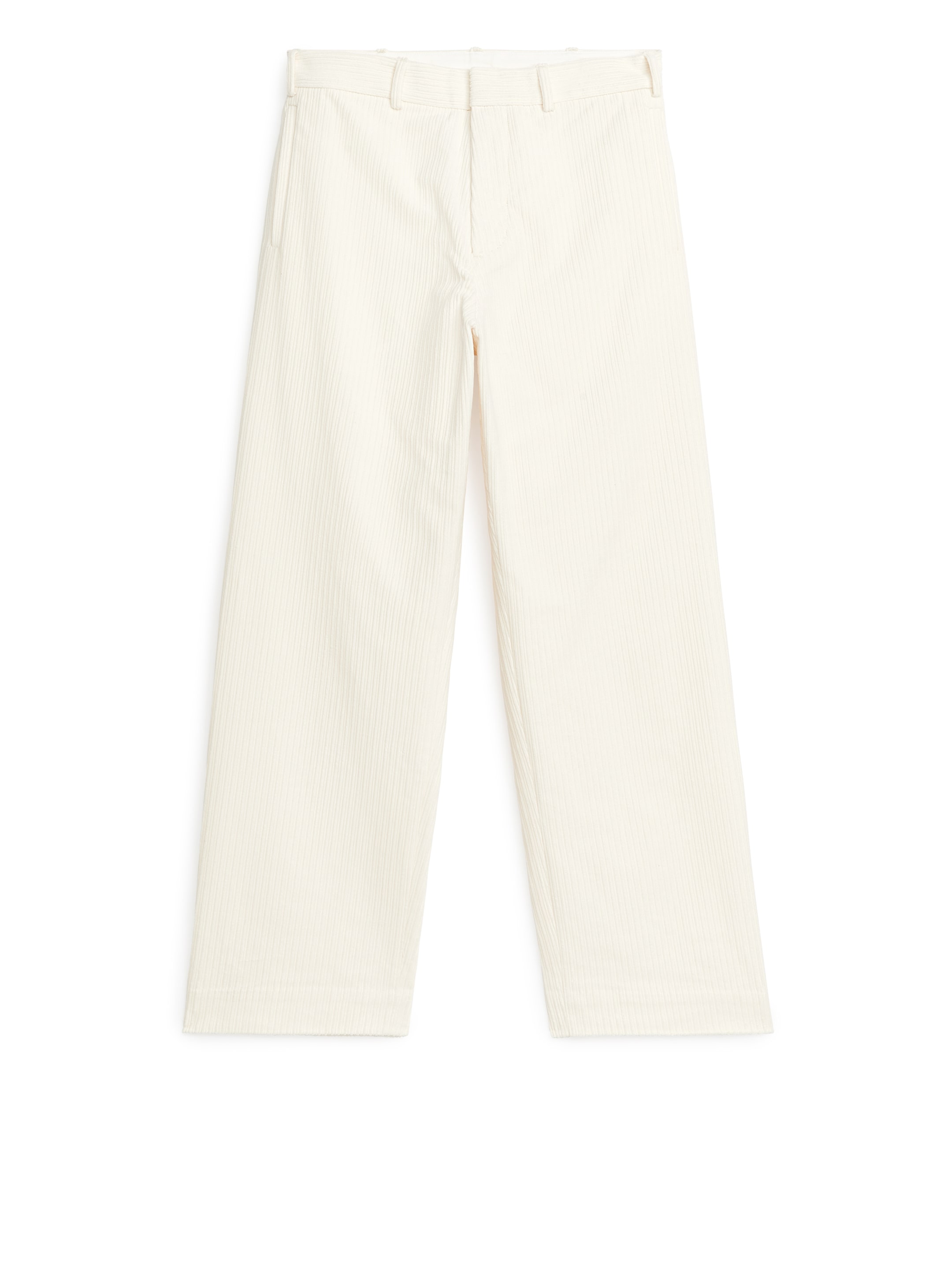 Pantaloni in velluto a coste-#EFEFDF-6818