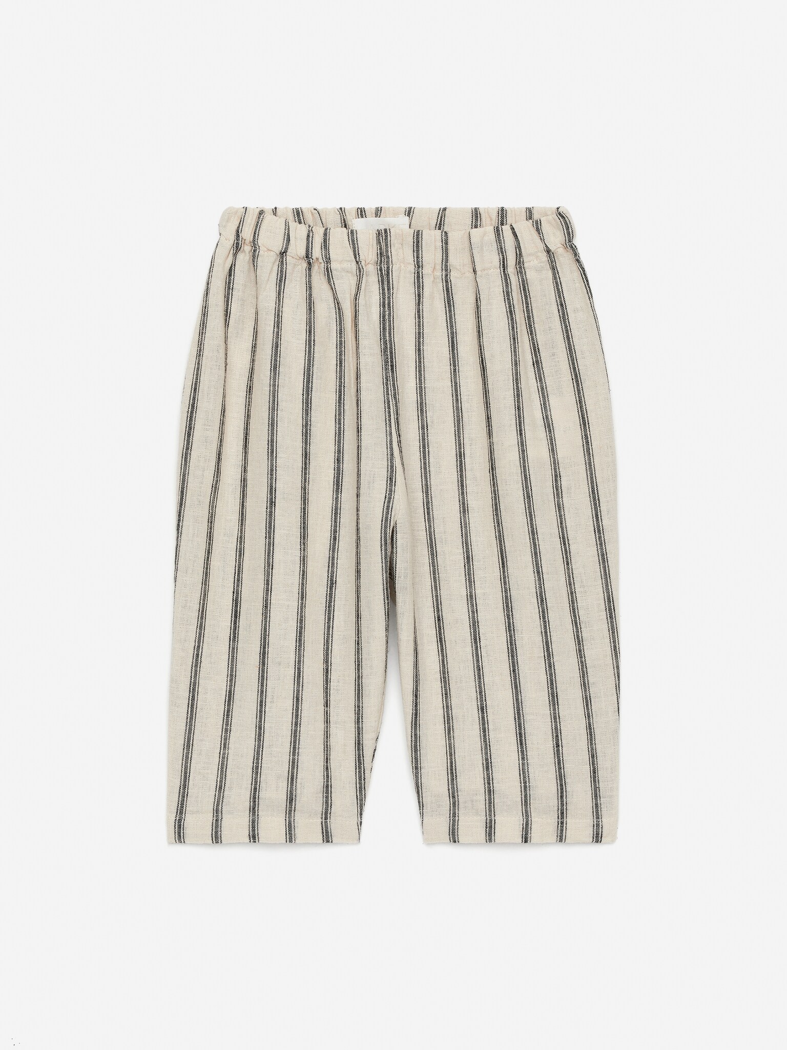 Nohavice na gumu - Béžová/Čierna