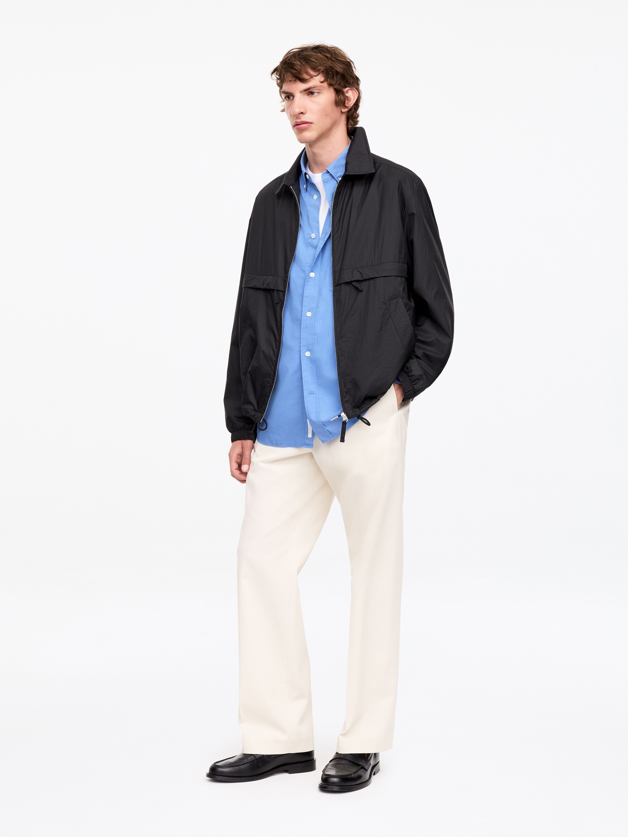 Relaxed Poplin Shirt - Blue - Relaxed fit - Men - StillMedia/Lookbook - 2