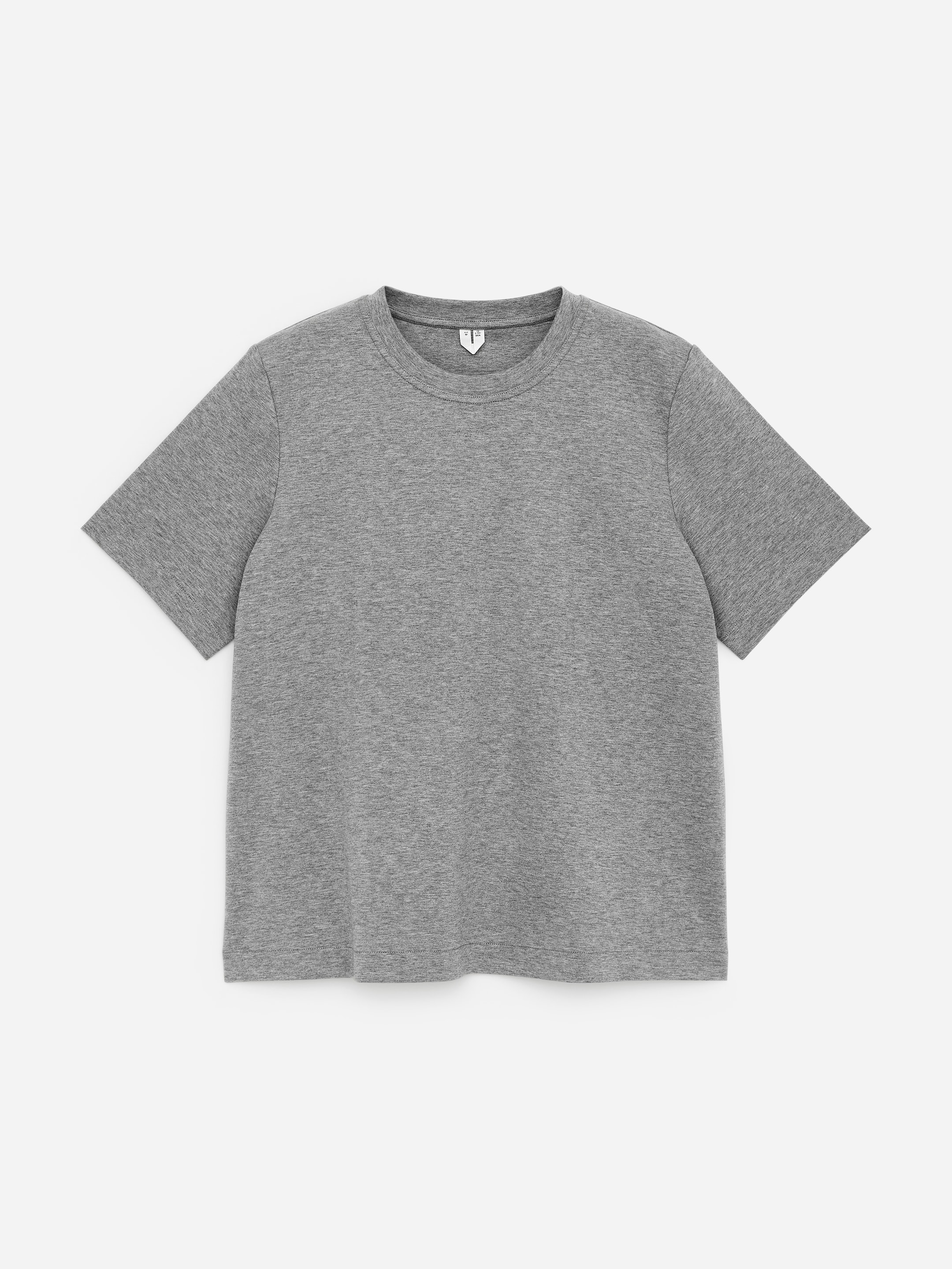 Signature Constructed T-Shirt - Grey Melange - Regular fit - Women - StillMedia/DescriptiveStillLife - 25