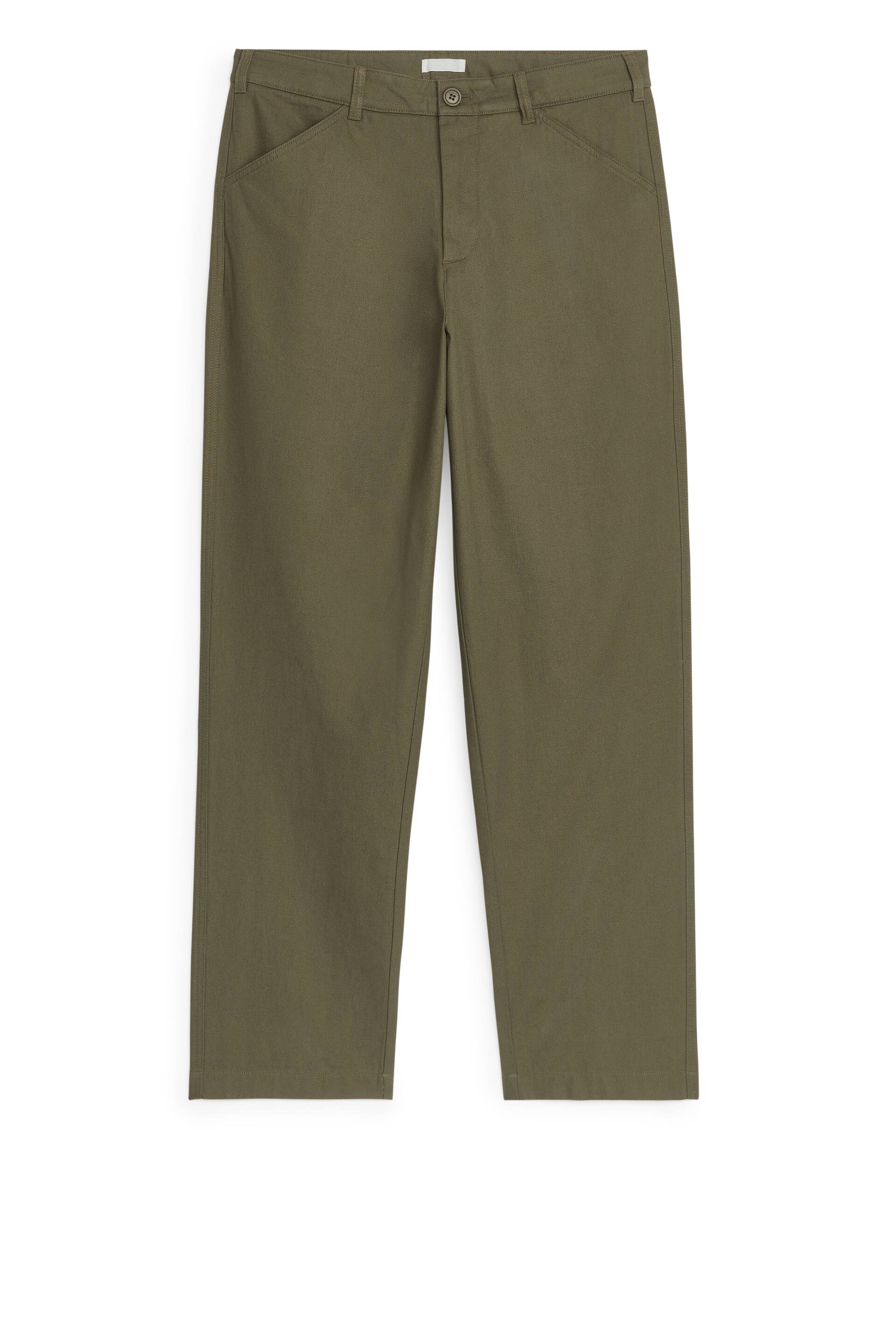 View larger image: Cotton Trousers - Khaki Green - Men | H&M GB 1