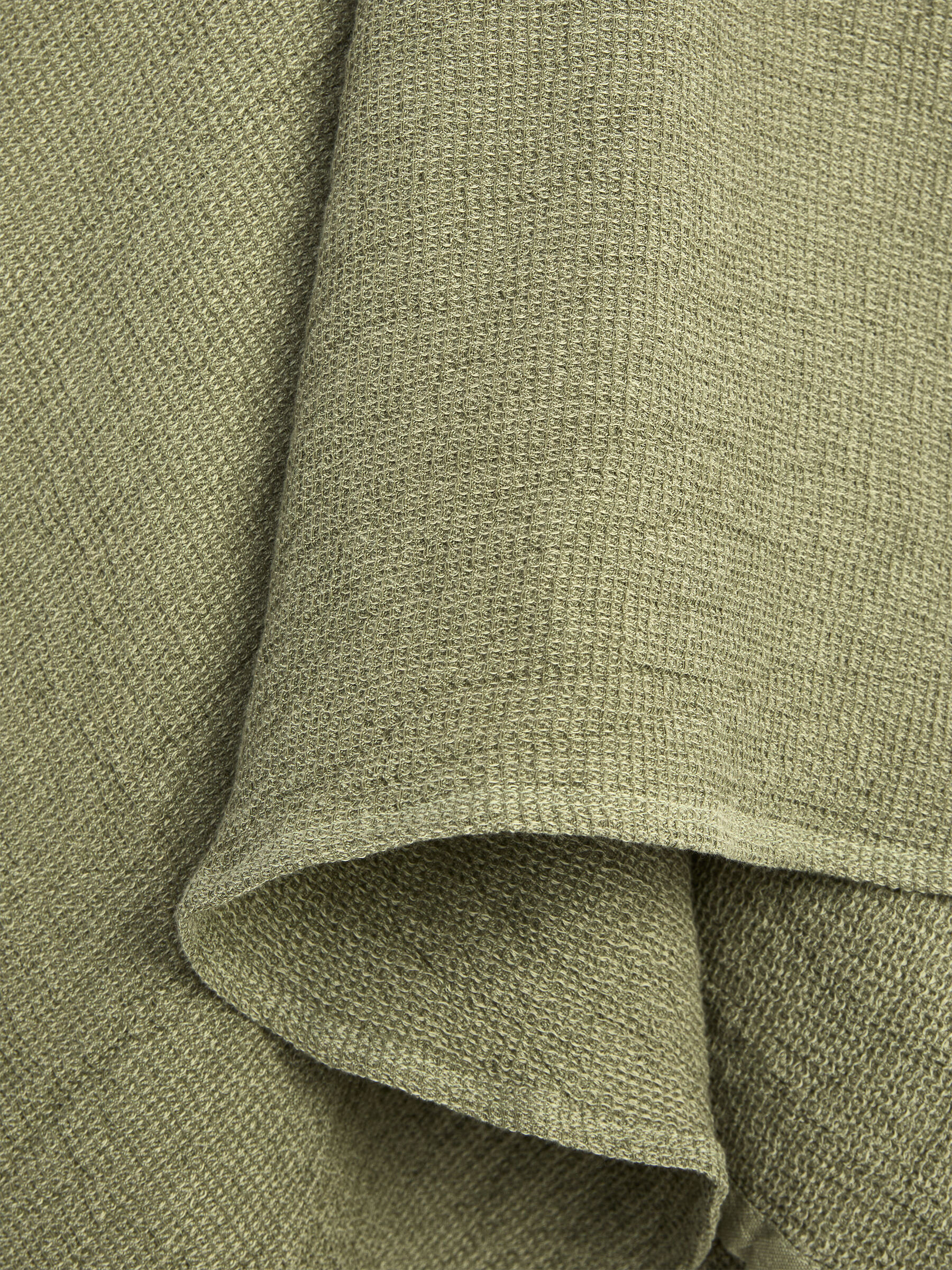 Cotton Waffle Towel 50 x 70 cm - Green - Homeware - StillMedia/DescriptiveDetail - 2