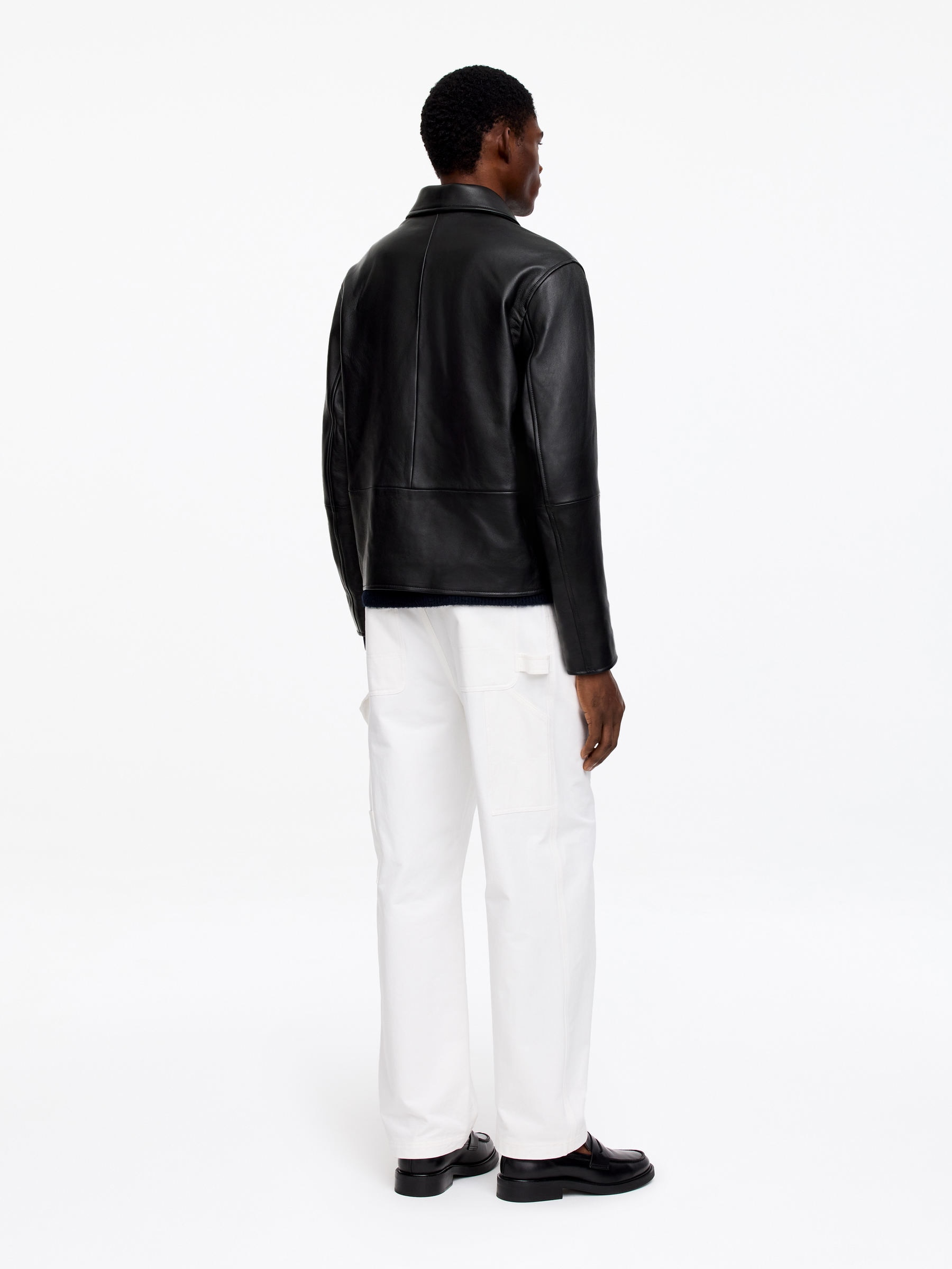 Leather Jacket - Black - Regular fit - Men - StillMedia/Lookbook - 8