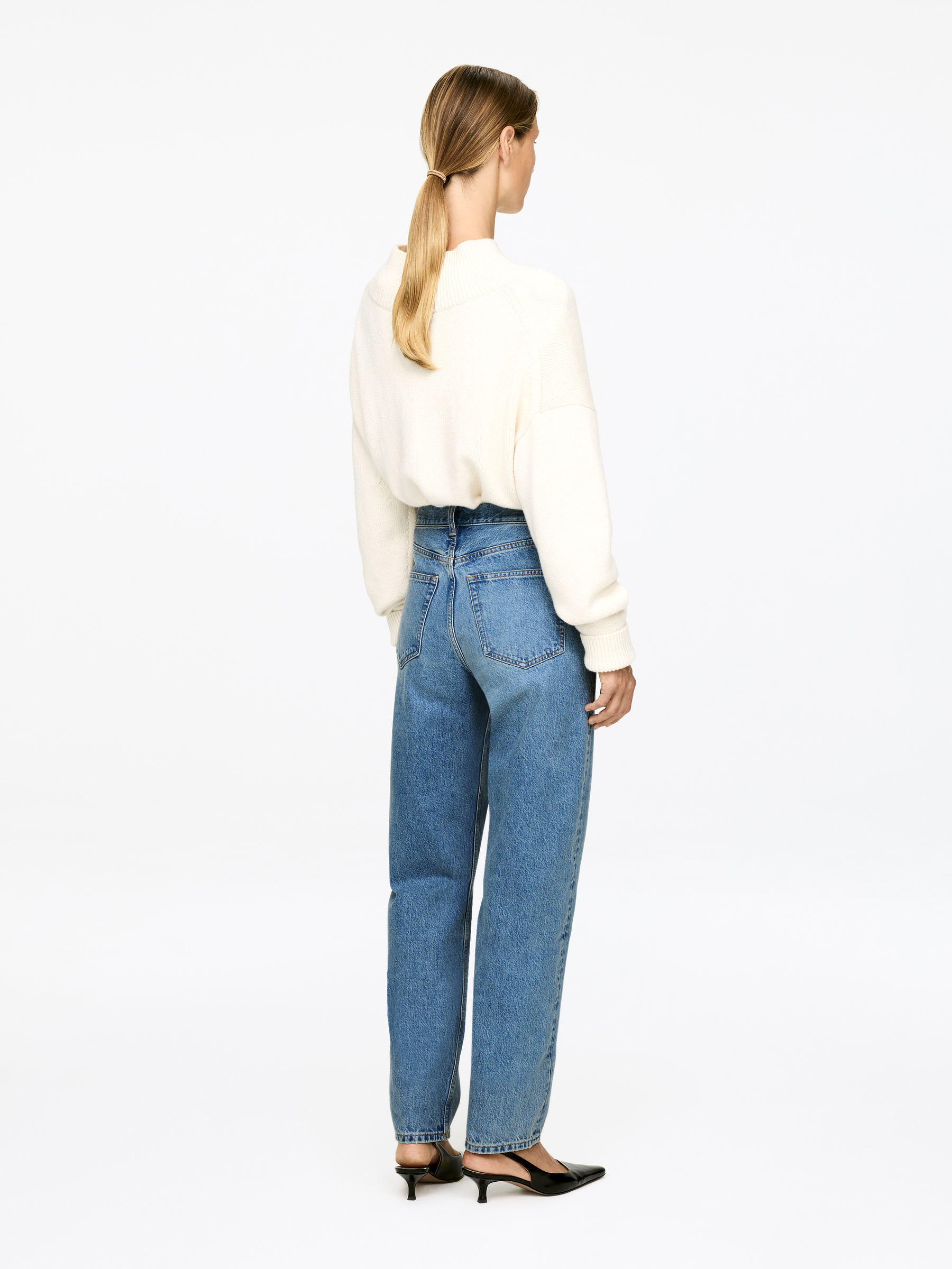 Jean fuselé VIOLET - Bleu moyen - Regular fit - Femme - StillMedia/Lookbook - 3