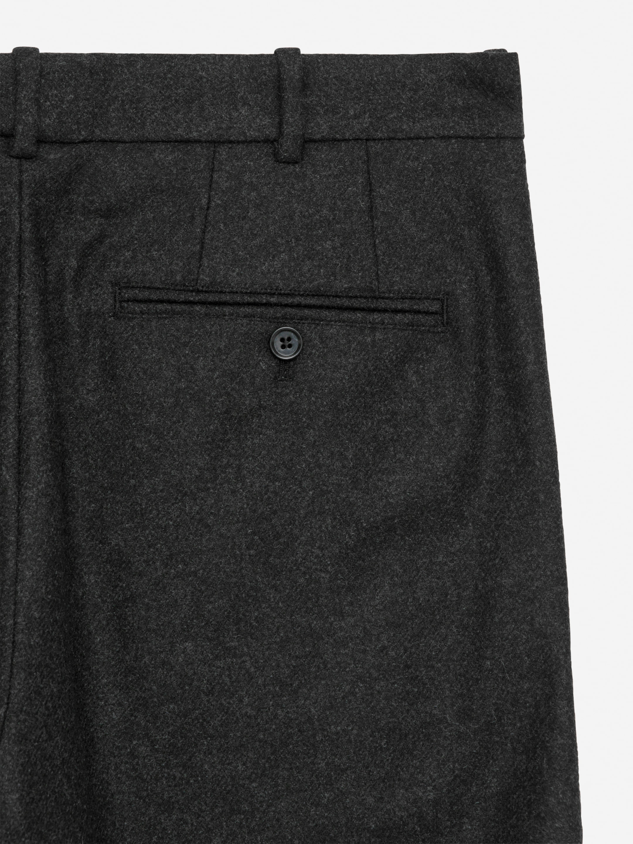 View larger image: Wool Blend Trousers - Dark Grey - Men | H&M GB 2