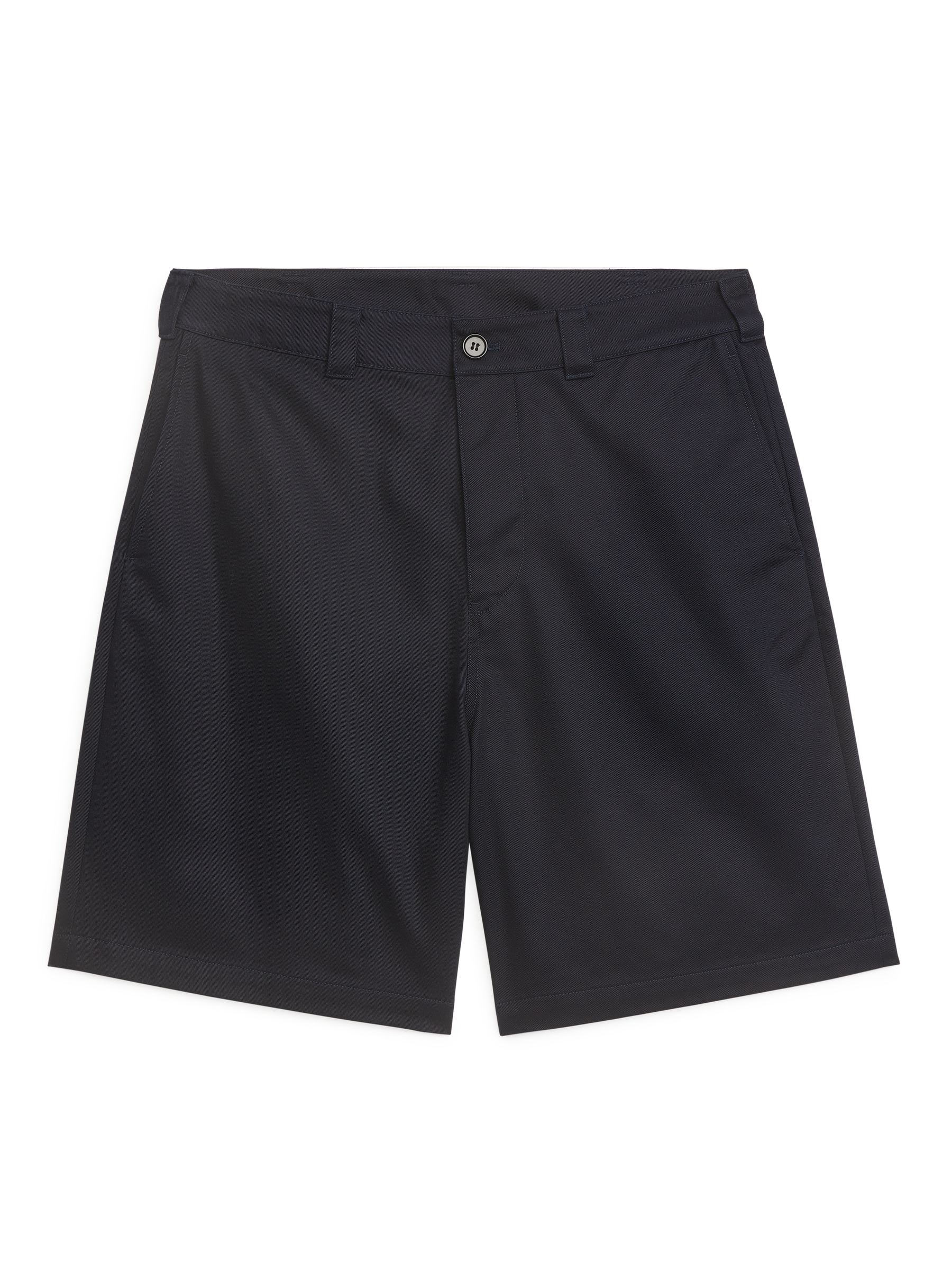 Legere Shorts aus Baumwolltwill - Dunkelblau - Relaxed Fit - Herren - StillMedia/DescriptiveStillLife - 1