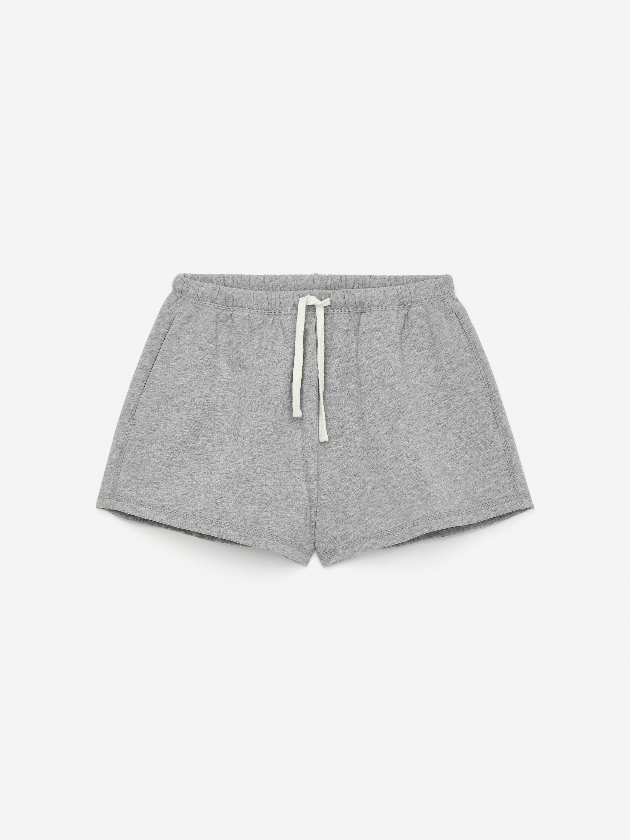 Cotton Terry Shorts-#7C7D81-15557