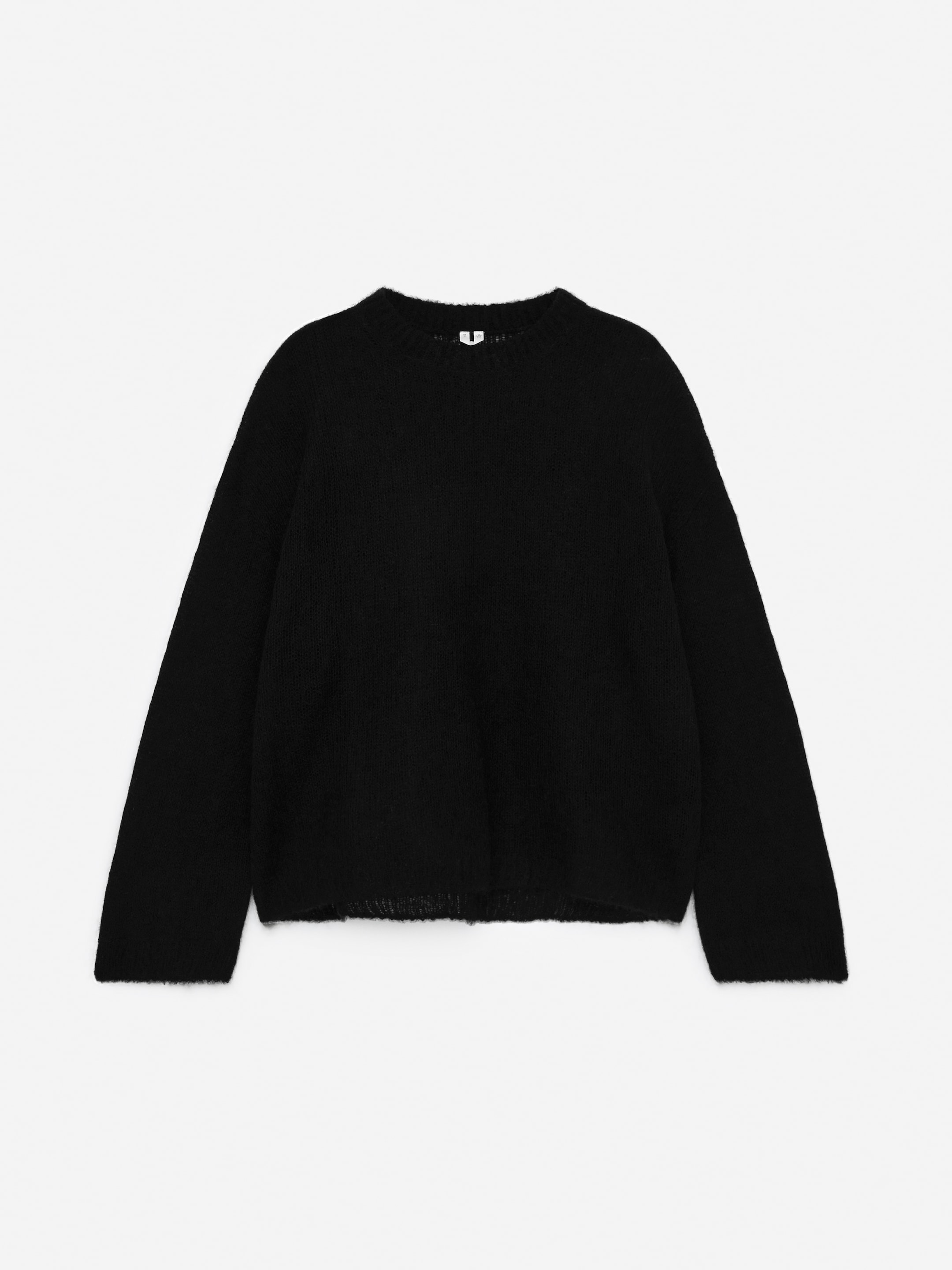 Wool-Mohair Blend Jumper - Black - Relaxed fit - Women - StillMedia/DescriptiveStillLife - 1
