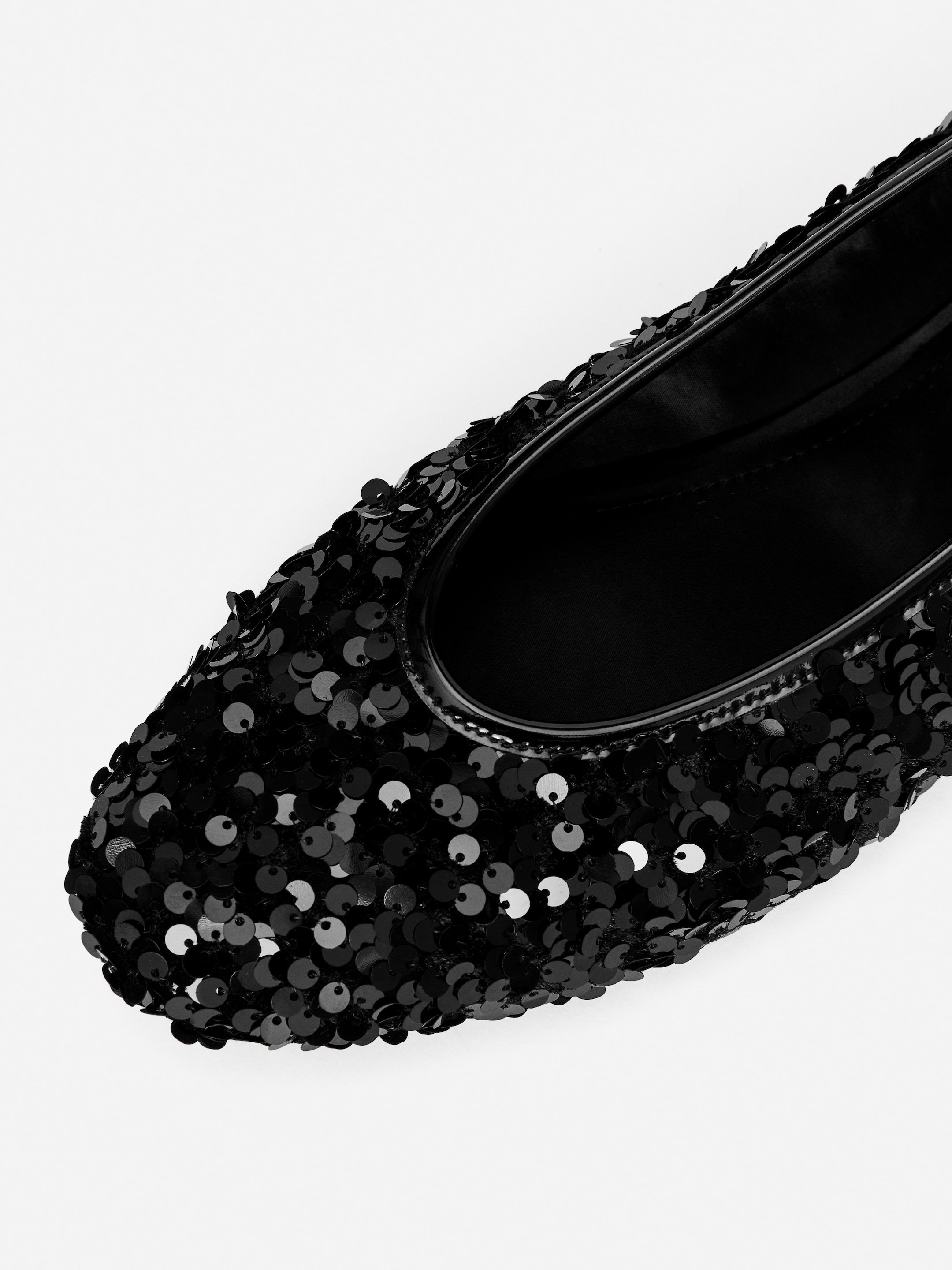 Sequin Ballerina Flats - Black - Women - StillMedia/DescriptiveDetail - 3
