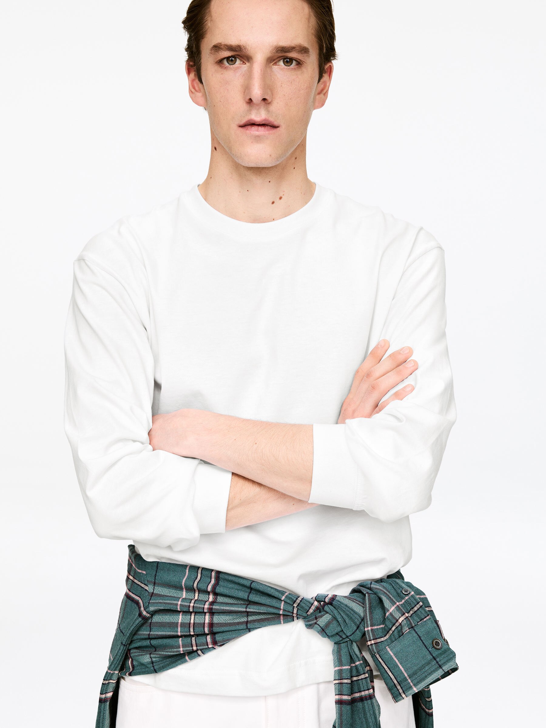 Long-Sleeve T-Shirt - White - Regular fit - Men - StillMedia/Lookbook - 25