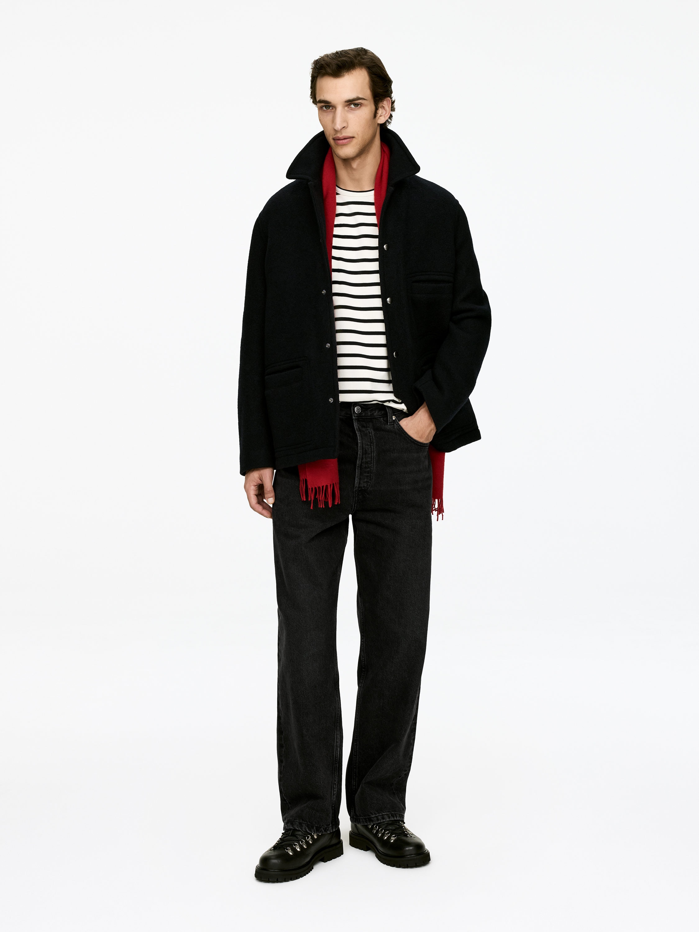 MIST Wide Jeans - Black - Loose fit - Men - StillMedia/Lookbook - 11