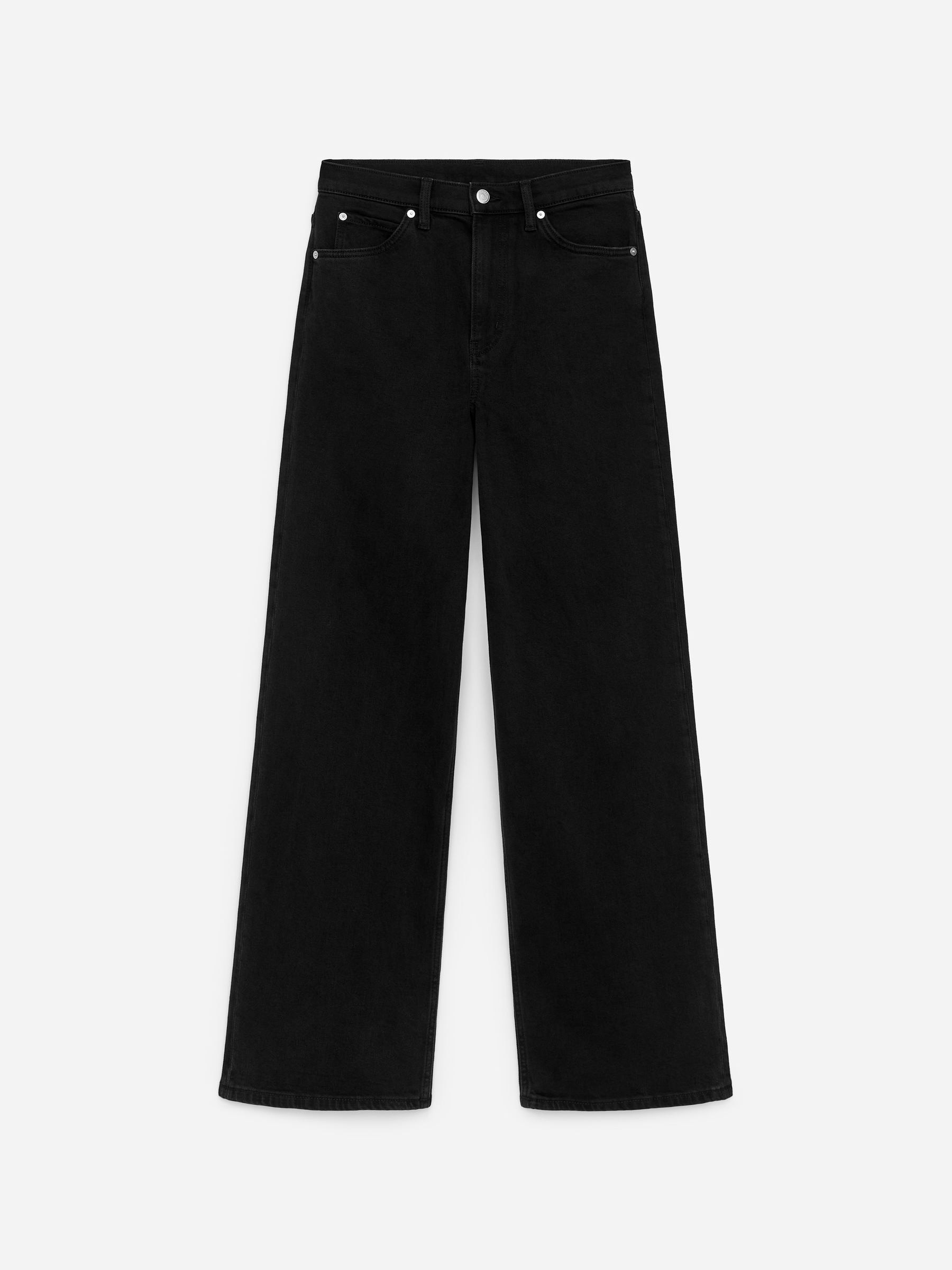 LUPINE Flared Jeans-#000000-17250