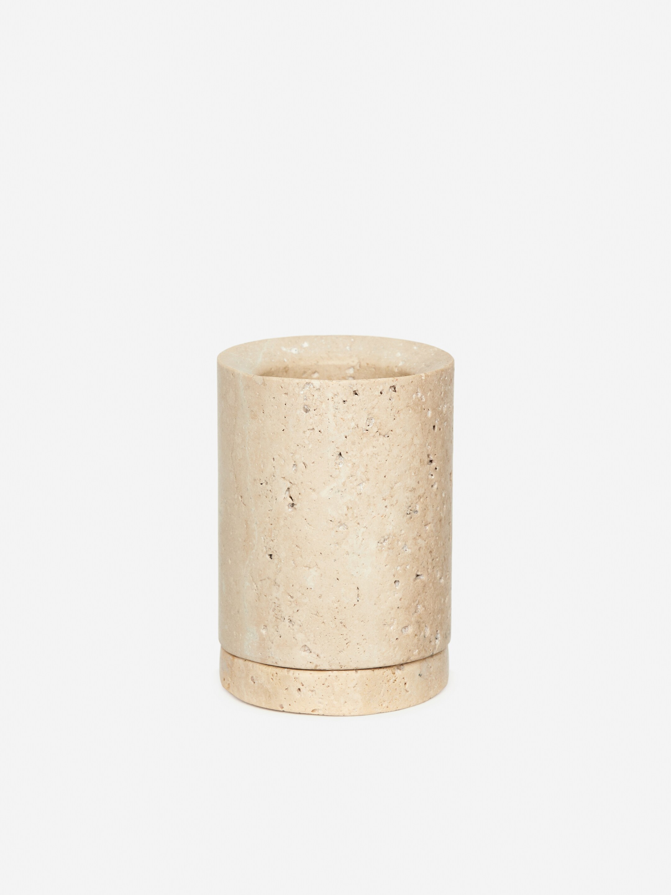 Tandborsthållare i travertin - Beige - Homeware - StillMedia/DescriptiveStillLife - 1