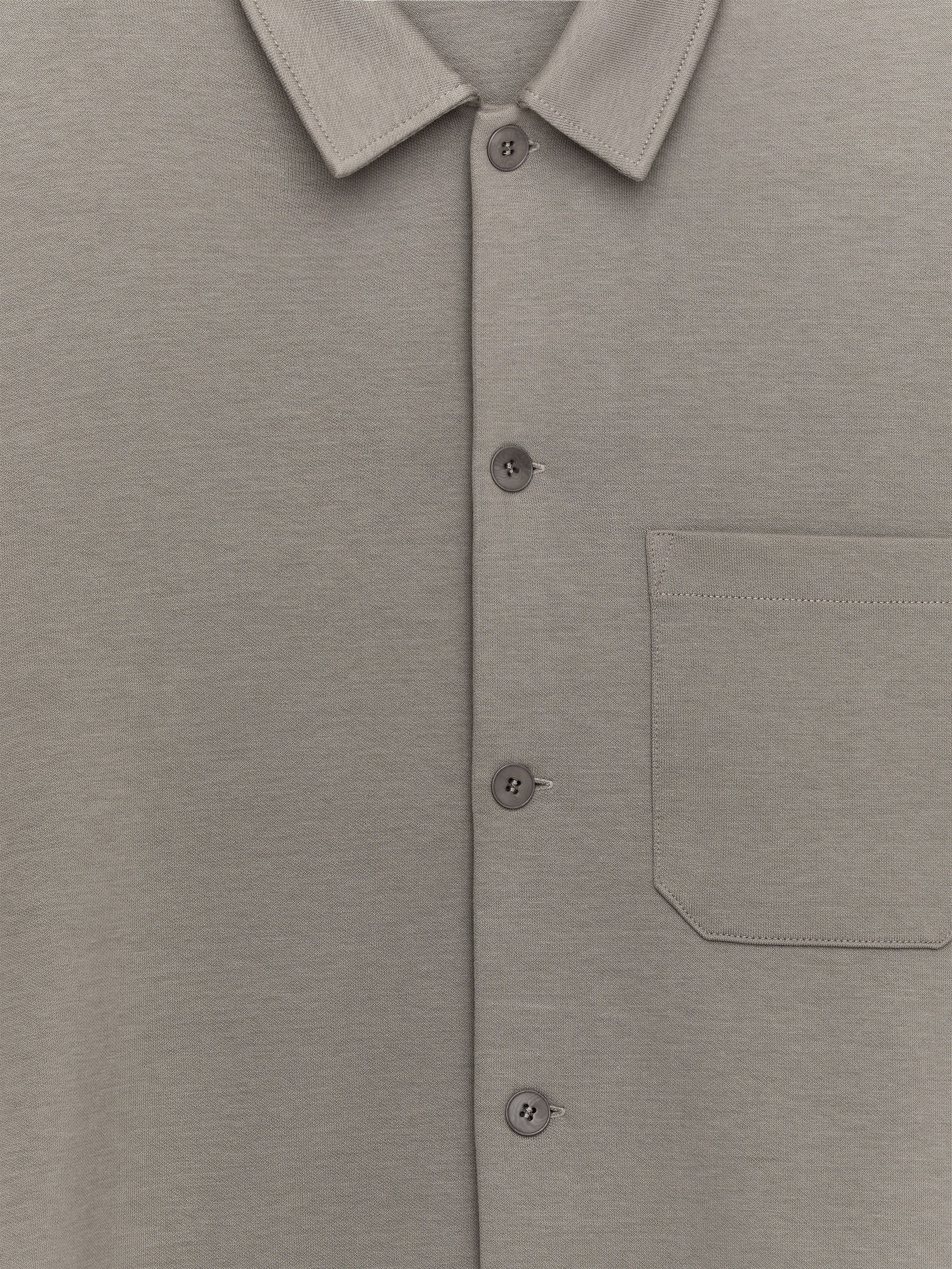 Surchemise en jersey - Taupe - Regular fit - Homme - StillMedia/DescriptiveDetail - 1