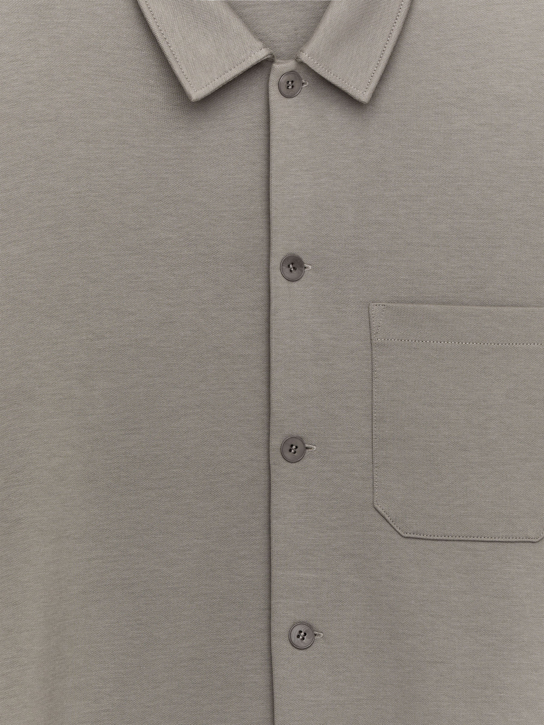 Jersey-Overshirt - Graubraun - Regular Fit - Men - StillMedia/DescriptiveDetail - 1