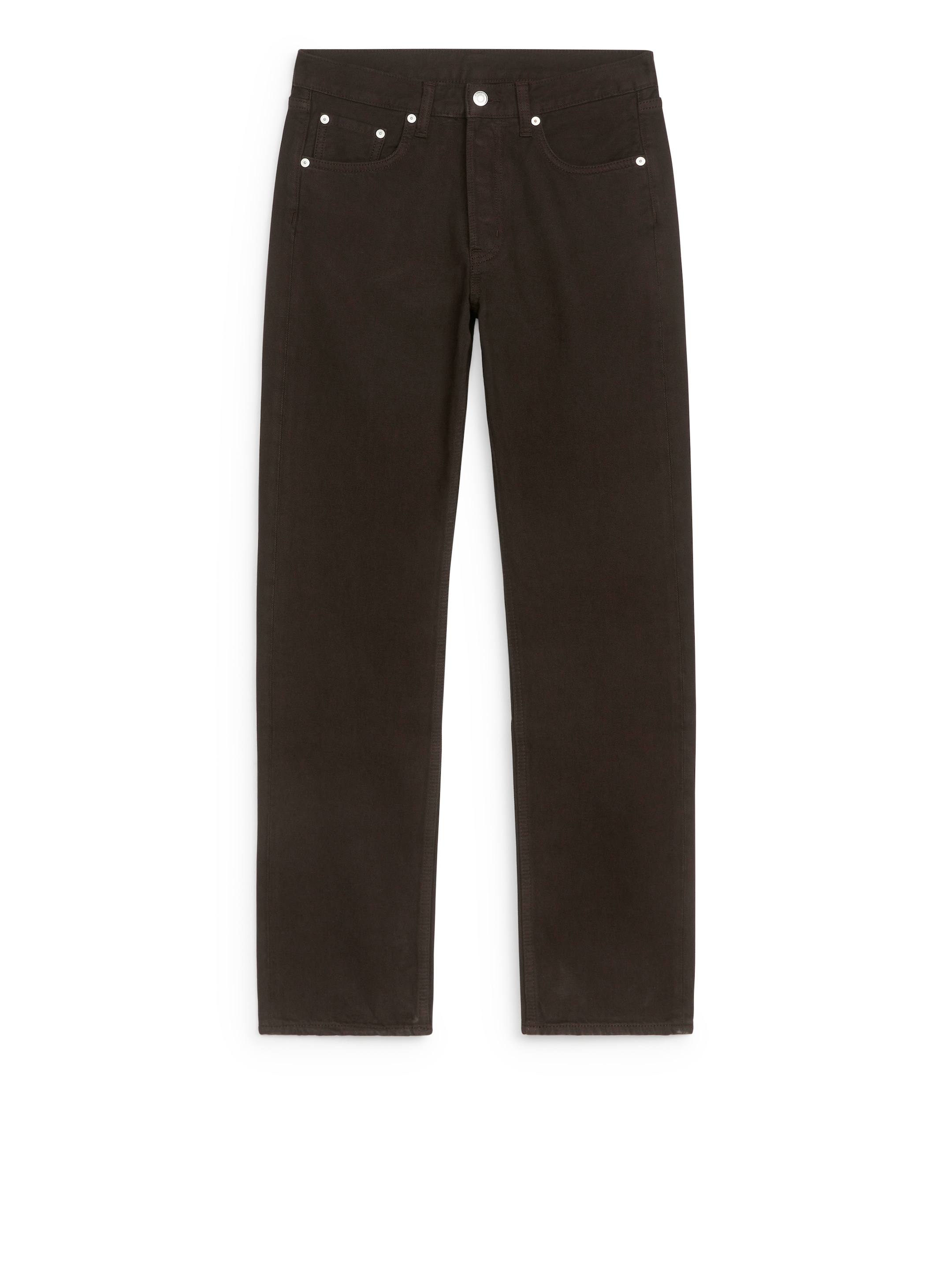View larger image: SNOW Straight Jeans - Brown - Ladies | H&M GB 1