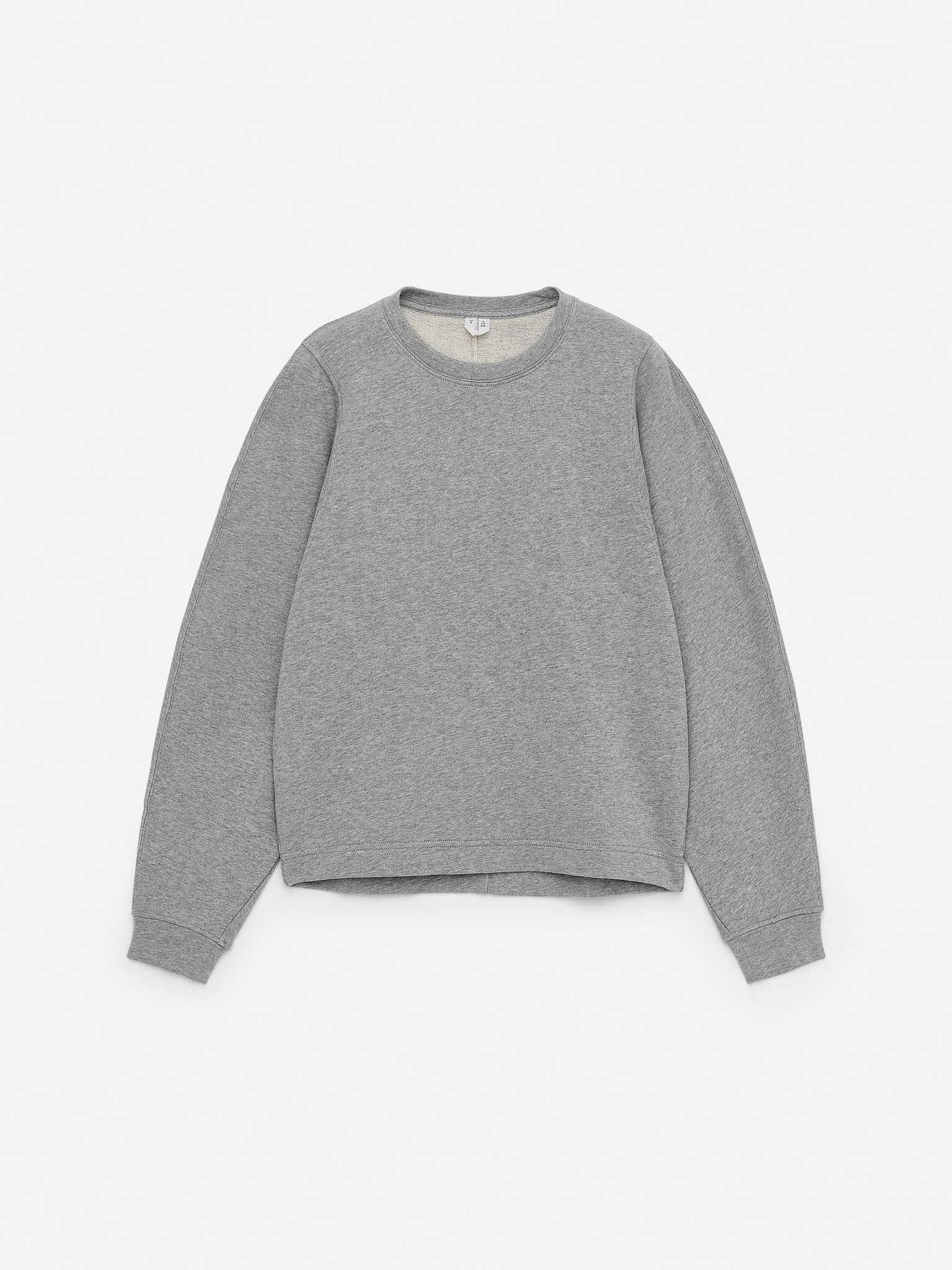 Sweatshirt in Kokonform - Grau