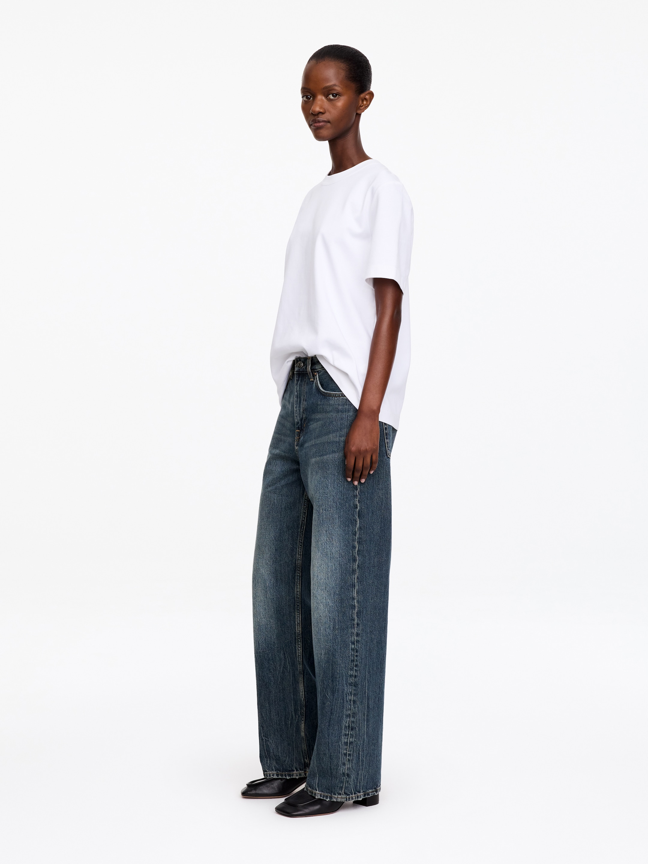 CORAL Wide Jeans - Greyish Blue - Relaxed fit - women - StillMedia/Lookbook - 5