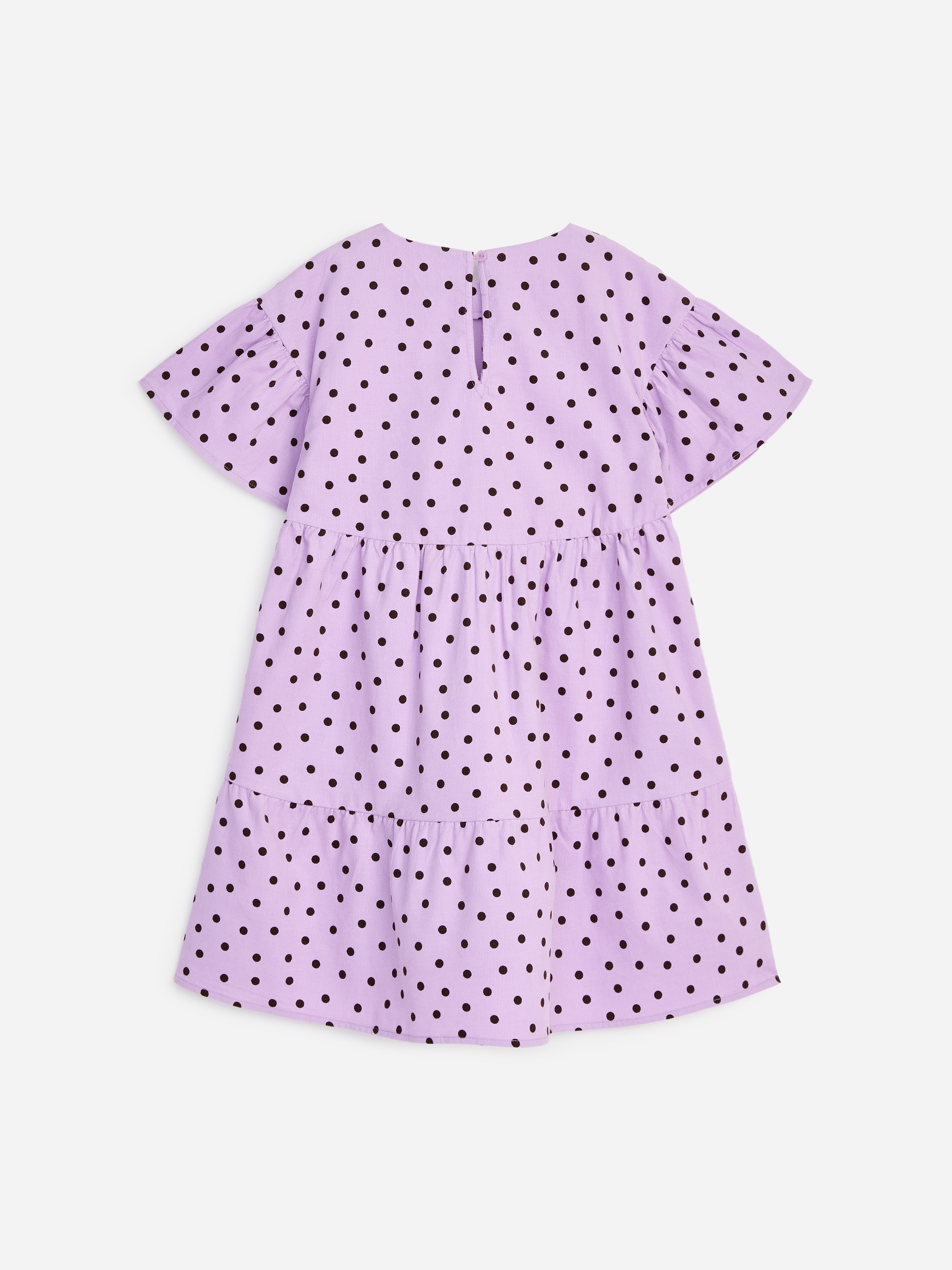 Frill Corduroy Dress - Lilac/Plum - Relaxed fit - children - StillMedia/DescriptiveStillLife - 2
